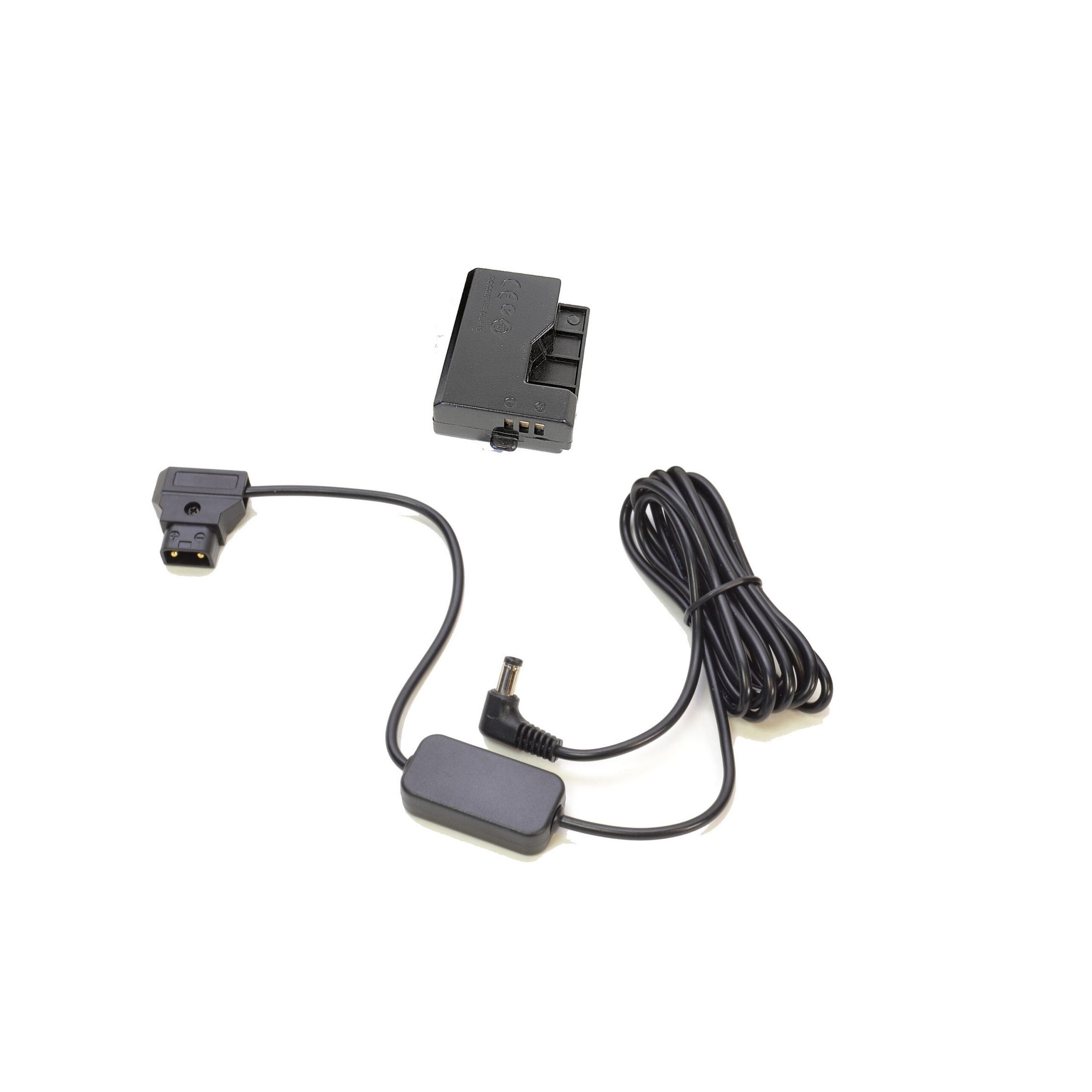 Bescor LPE10DTAP Canon-compatible LPE10 Style Battery Coupler/Dummy and DTap Power Adapter for Photography Equipment