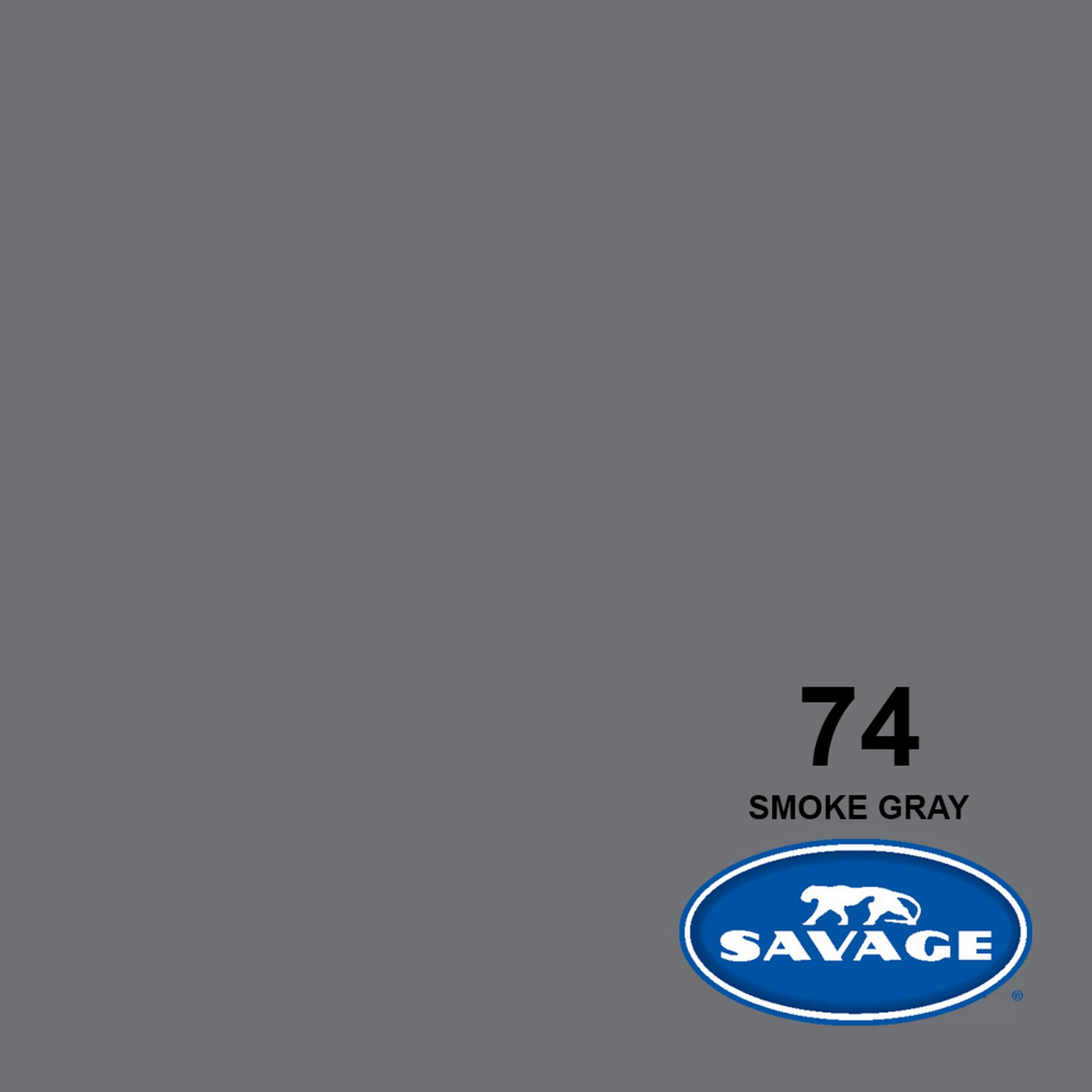 Savage Smoke Gray Widetone Seamless Background Paper for Photography and Crafts, Measuring 53-Inch x 12-Yards