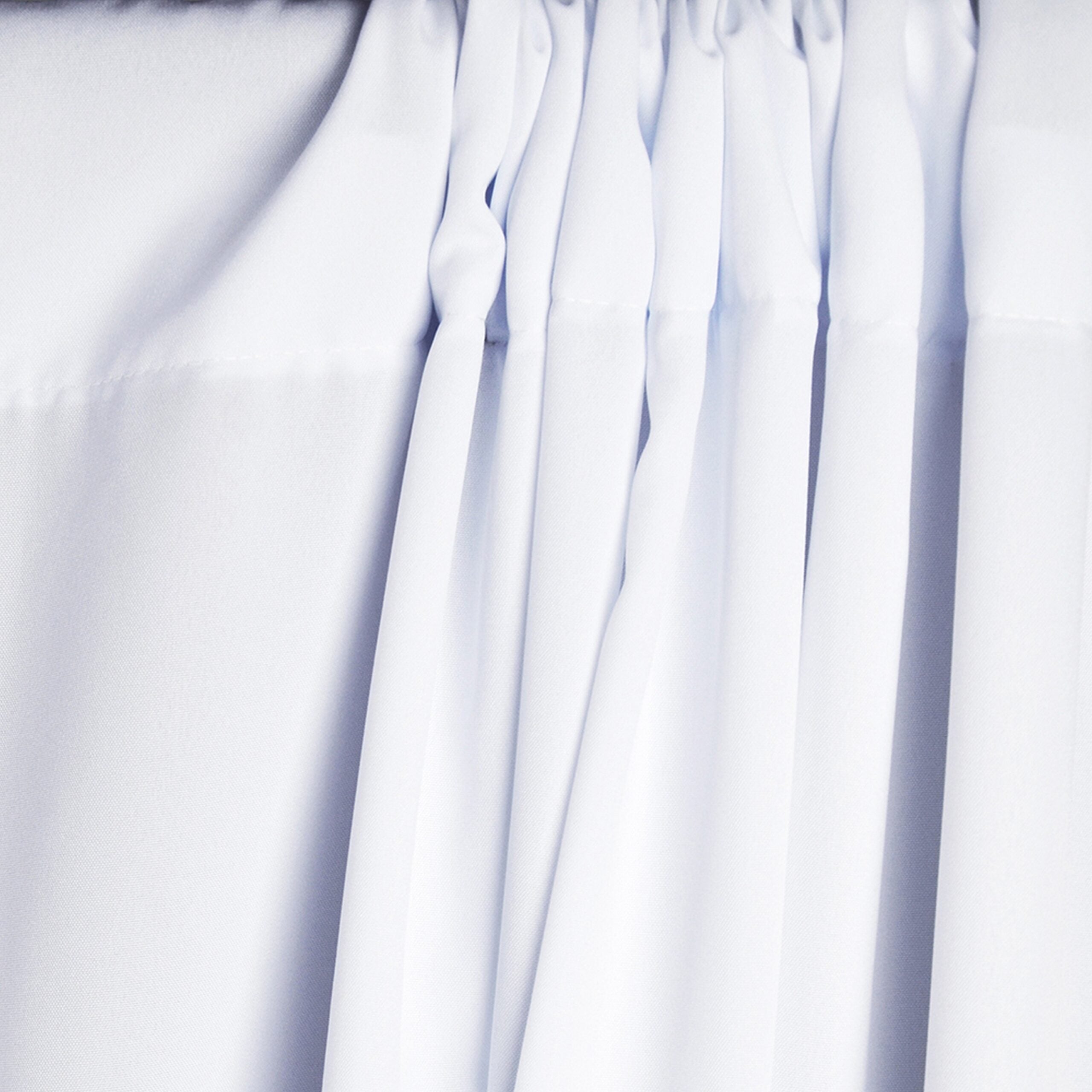 White 5 x 9-Foot Wrinkle-Resistant Polyester Studio Background by Savage