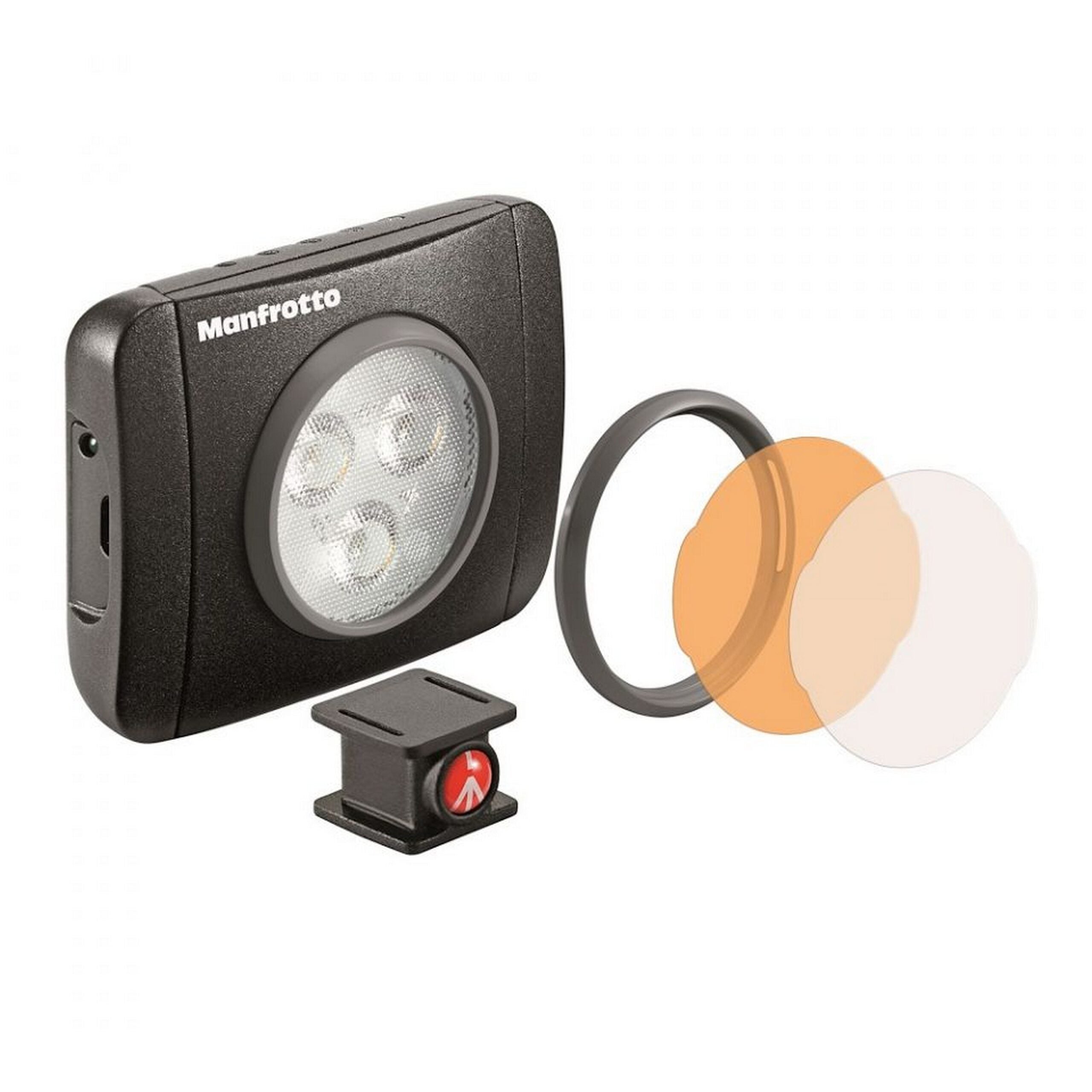 Manfrotto Lumimuse 3 Ultra - Compact and Bright LED Lighting Solution for Photography and Videos in Black