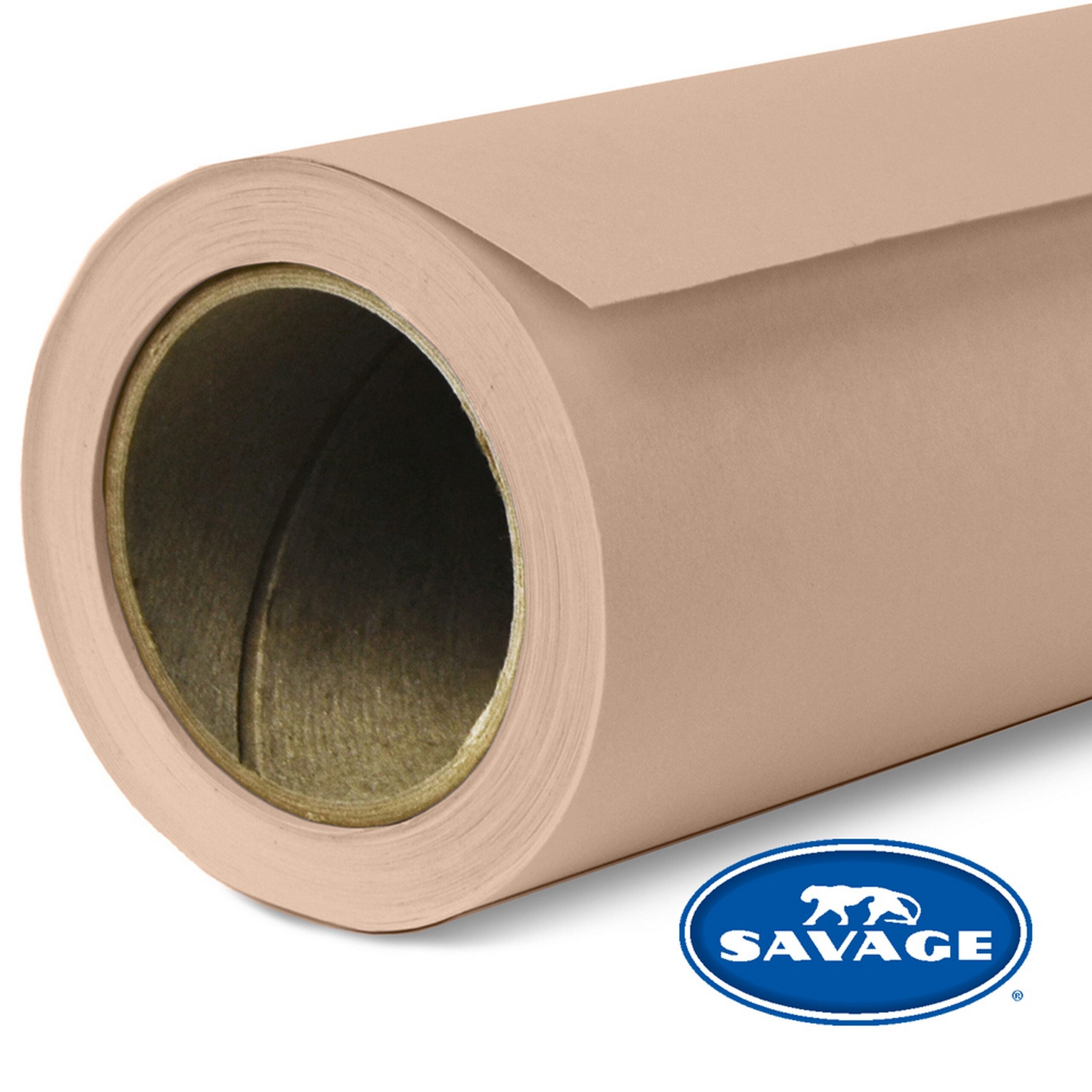 Savage 107-Inch by 50-Yards Pecan Widetone Seamless Photo Background Paper
