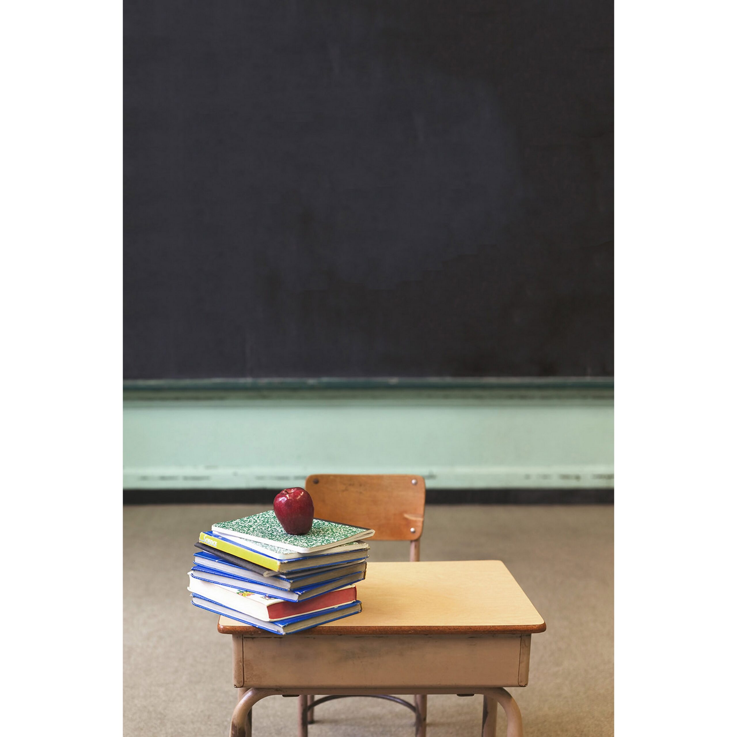 Savage 5 x 7-Foot High-Quality Printed Vinyl Photography Background with School Desk Design