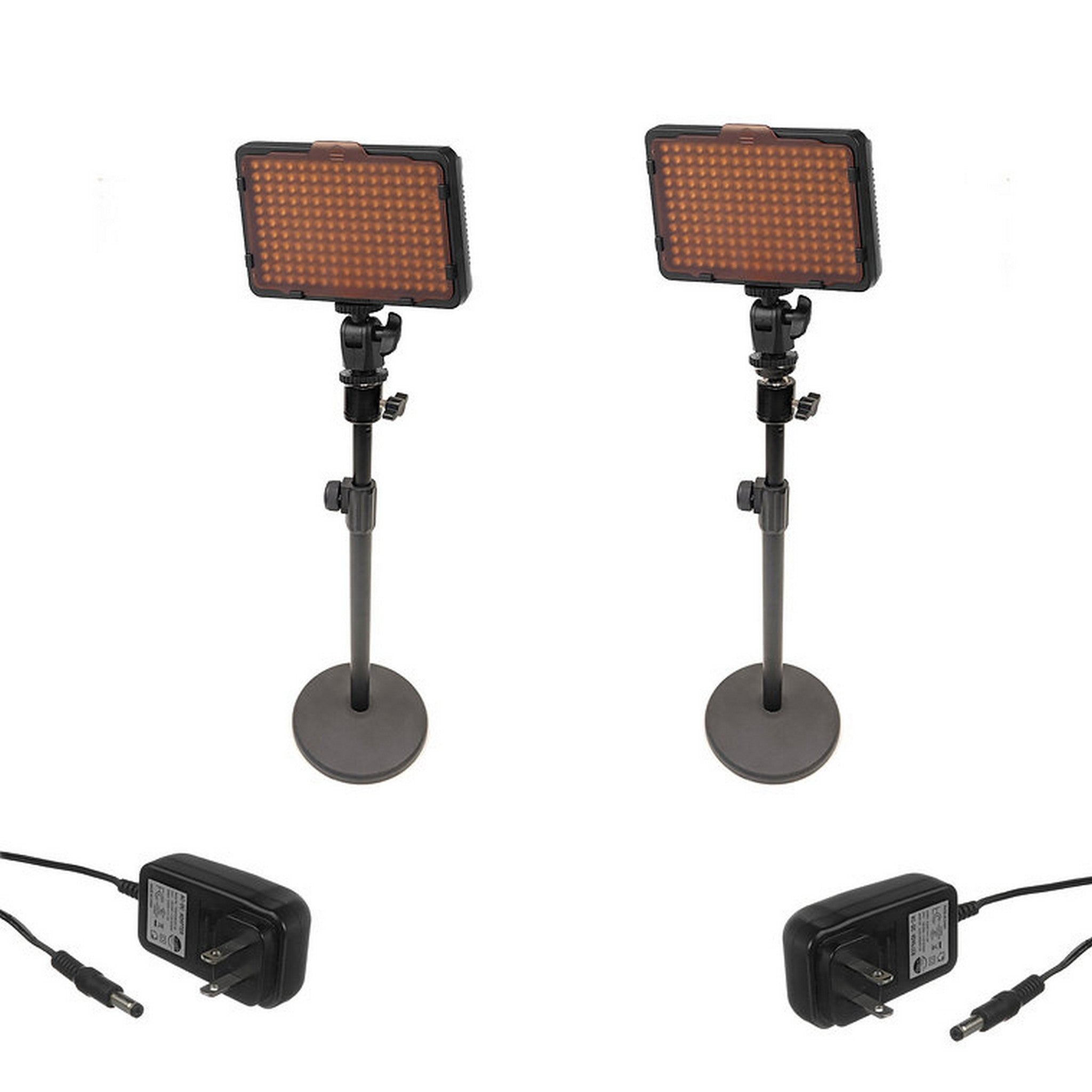 Bescor Professional Waffle LED Light Streaming Kit with Accessories