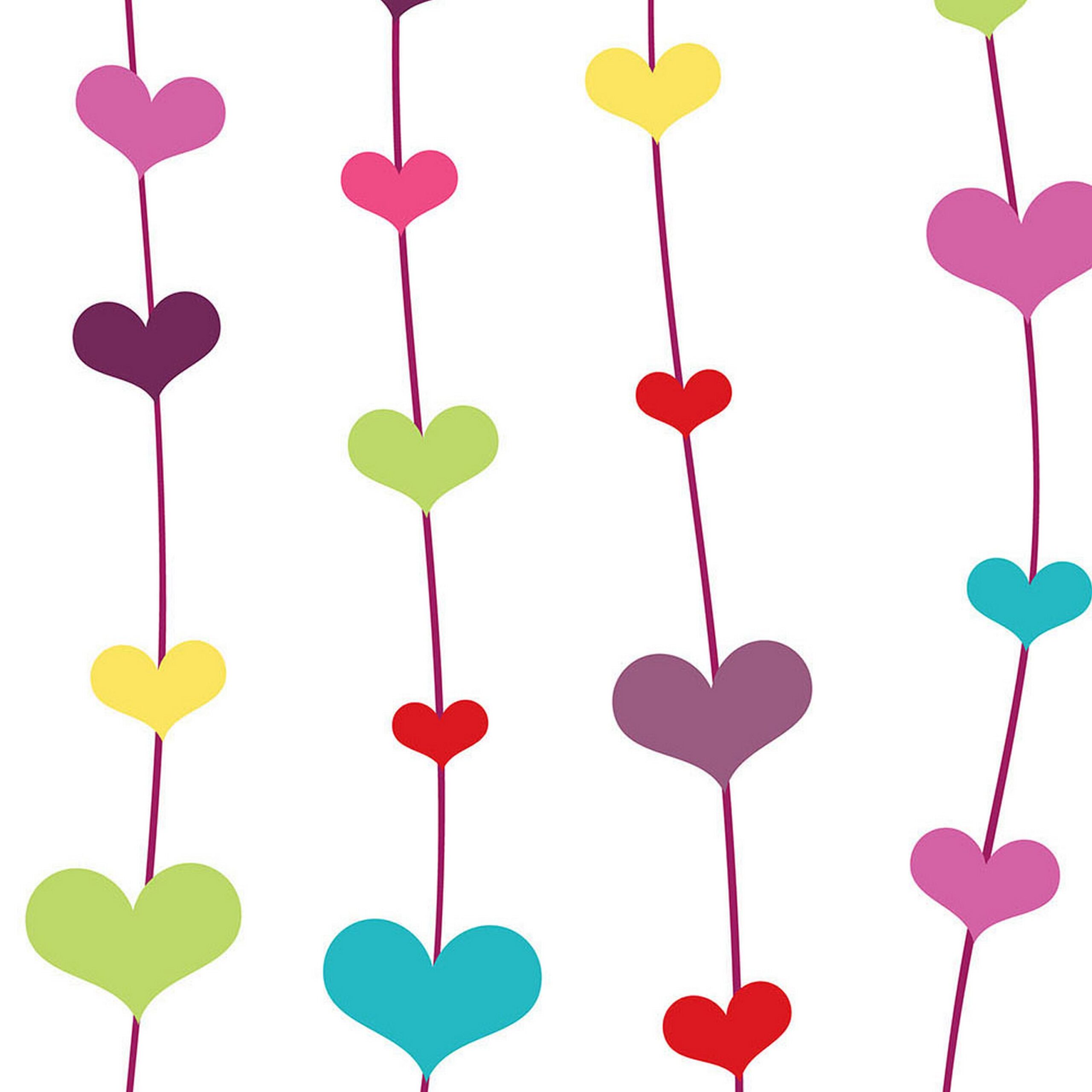 Savage High - Quality 53 - Inch by 18 - Feet Floating Hearts Printed Photography Paper Background