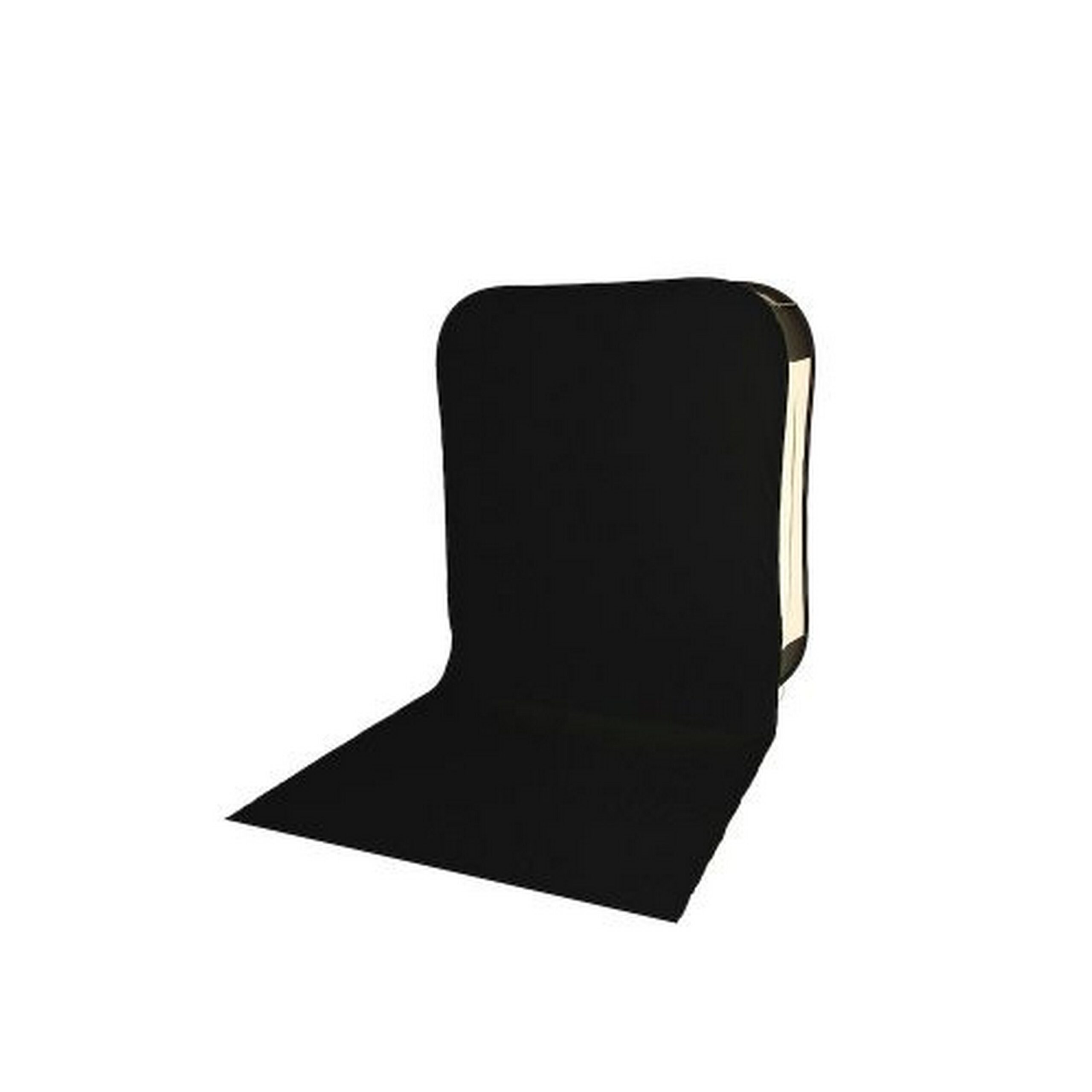 Lastolite LL LB8803 Professional HiLite Bottletop Photography Background with Train in Super Black Color, Measuring 1.8 Meters in Width and 2.15 Meters in Height