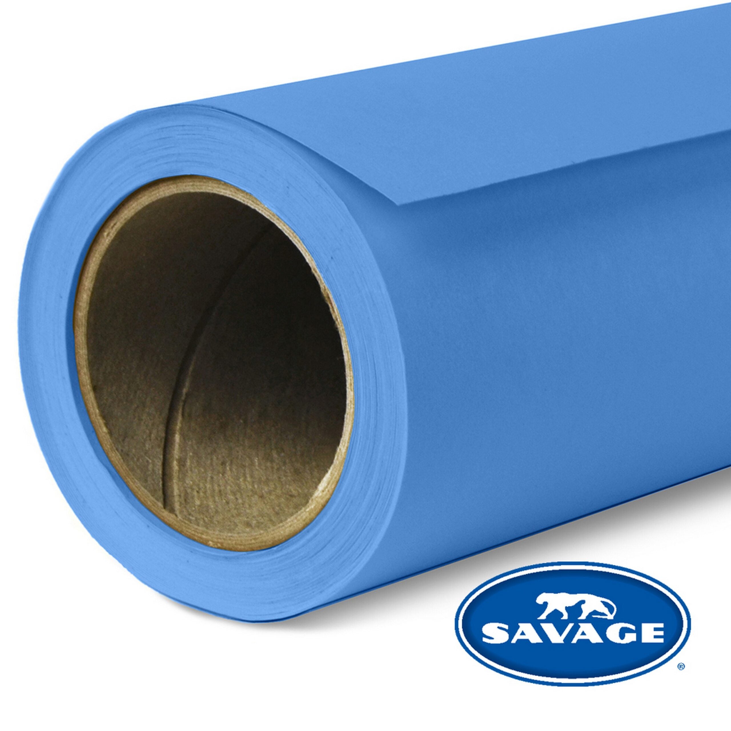 Savage Studio Blue 107-Inch by 50-Yards Widetone Premium Seamless Background Paper for Photography and Crafts