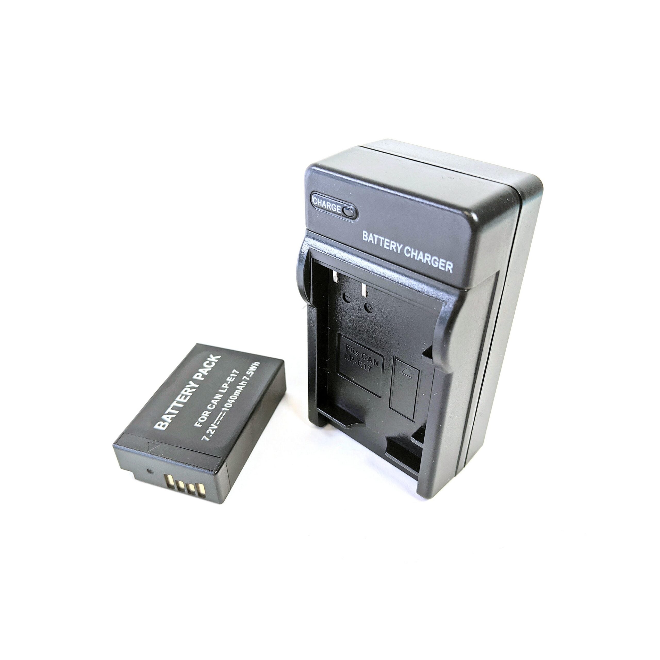 High - Quality Bescor LPE17 - Style Rechargeable Battery and Charger Set Designed for Canon Cameras