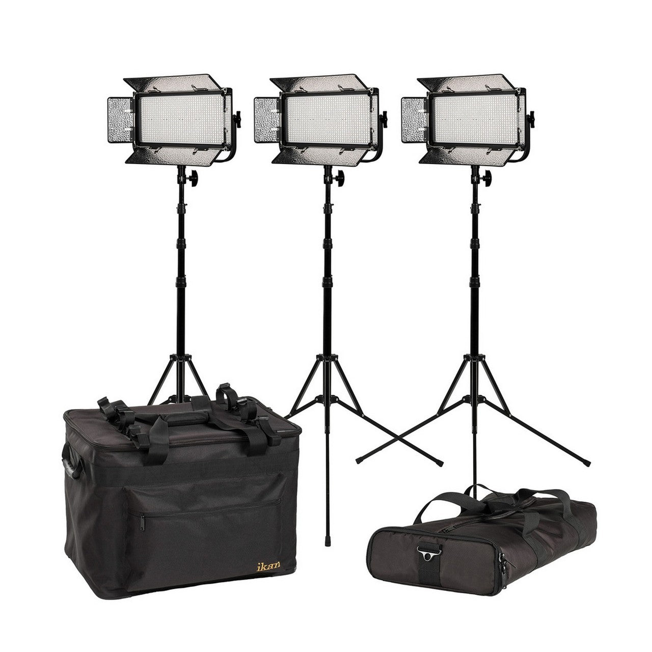 Ikan Mylo MB8 3-Point Bi-Color 5600K LED Lights Kit with Sturdy Stands