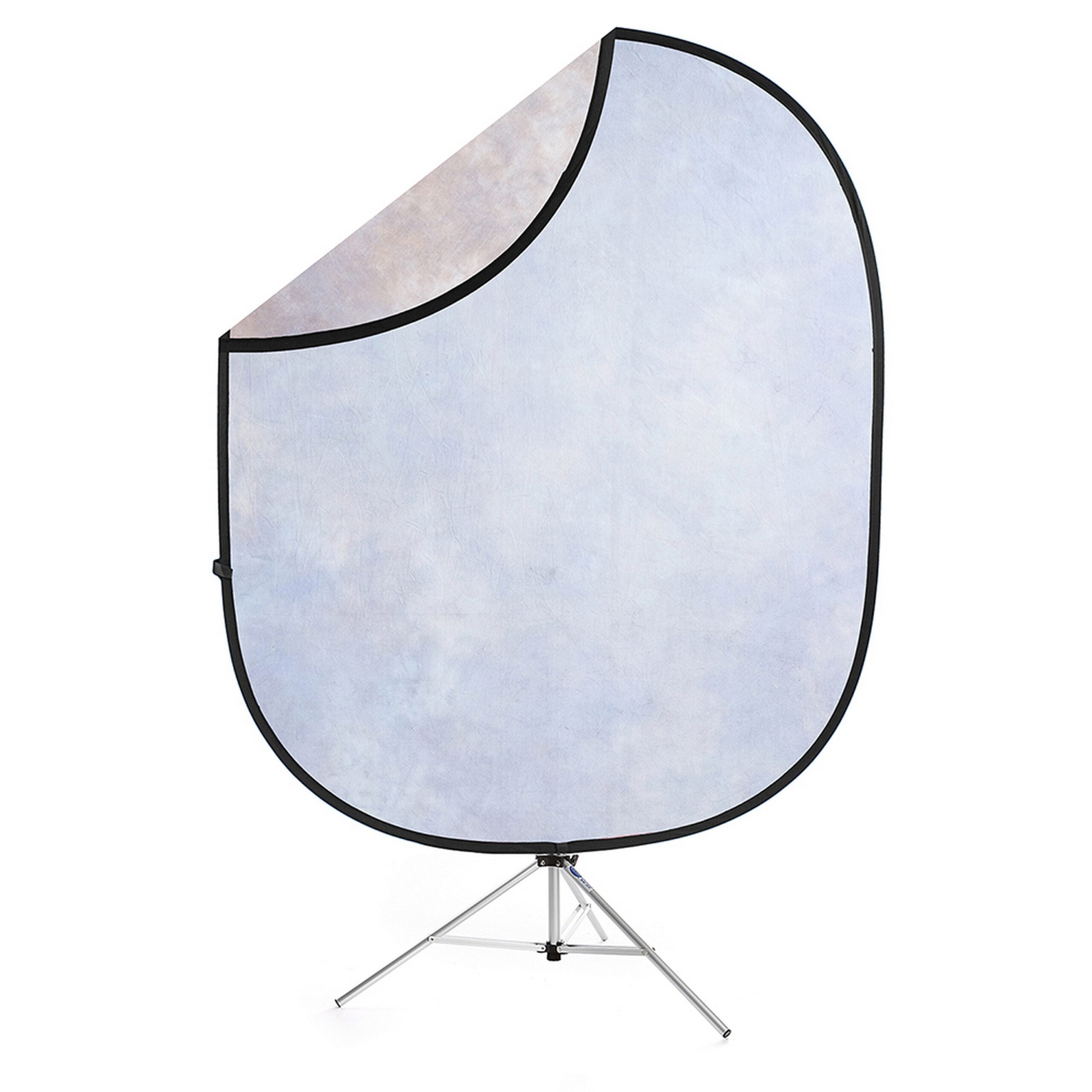 Savage CB108-KIT Collapsible Photography Background Kit with Spring Essence Design, 5 x 6-Feet Size