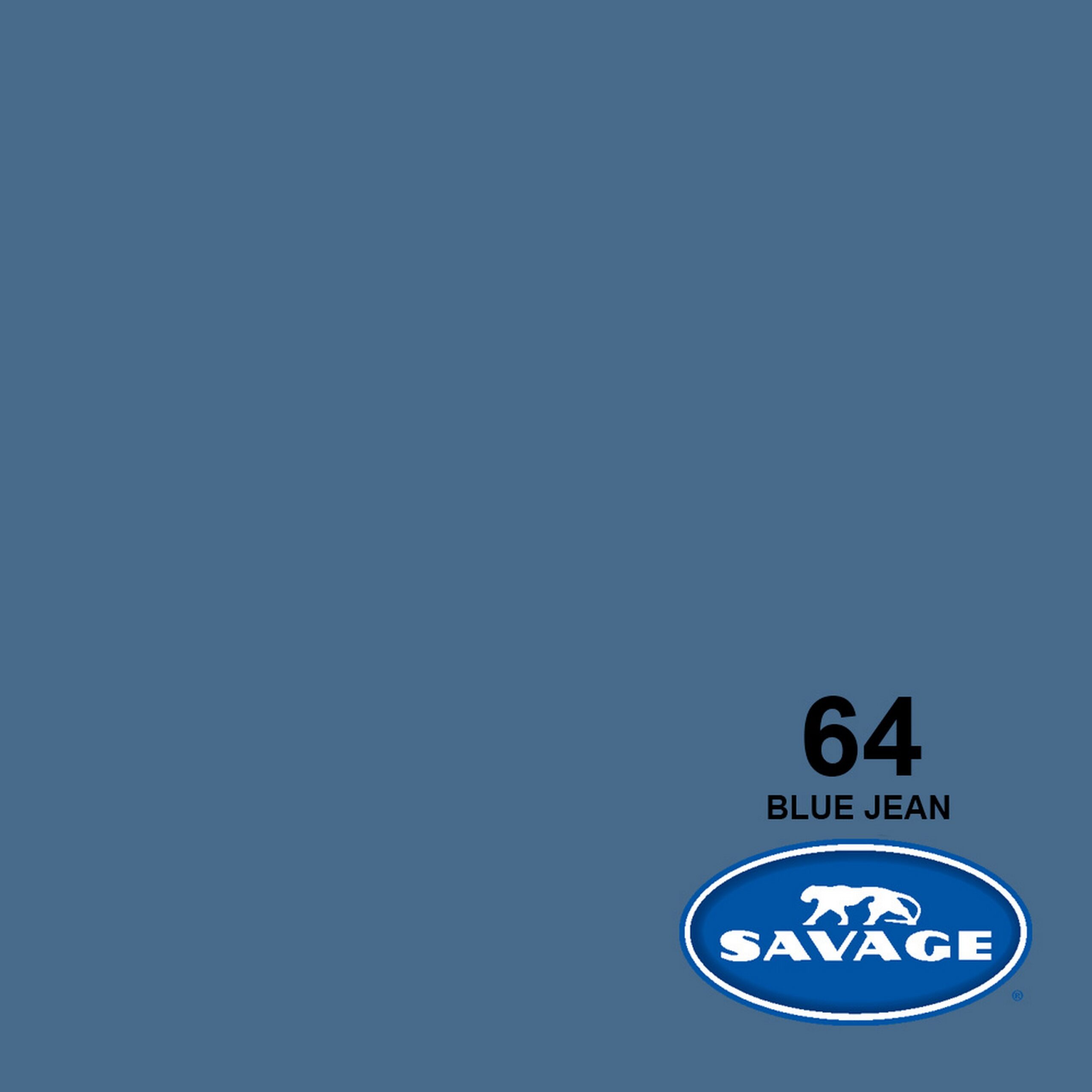 Savage 107-Inch by 50-Yards Blue Jean Widetone Seamless Photo Background Paper