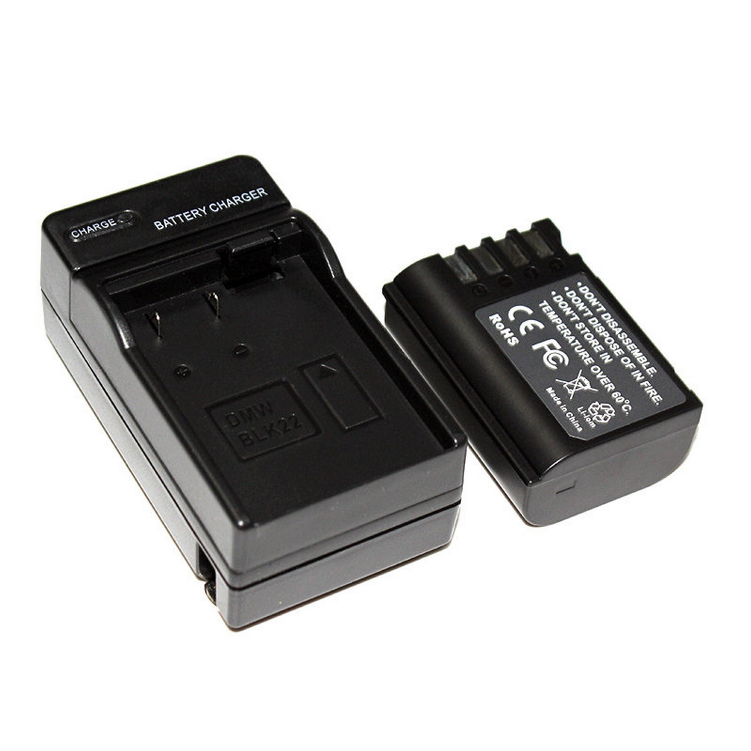 Bescor High - Quality Panasonic DMWBLK22 Battery and Charger Kit for Camera Equipment