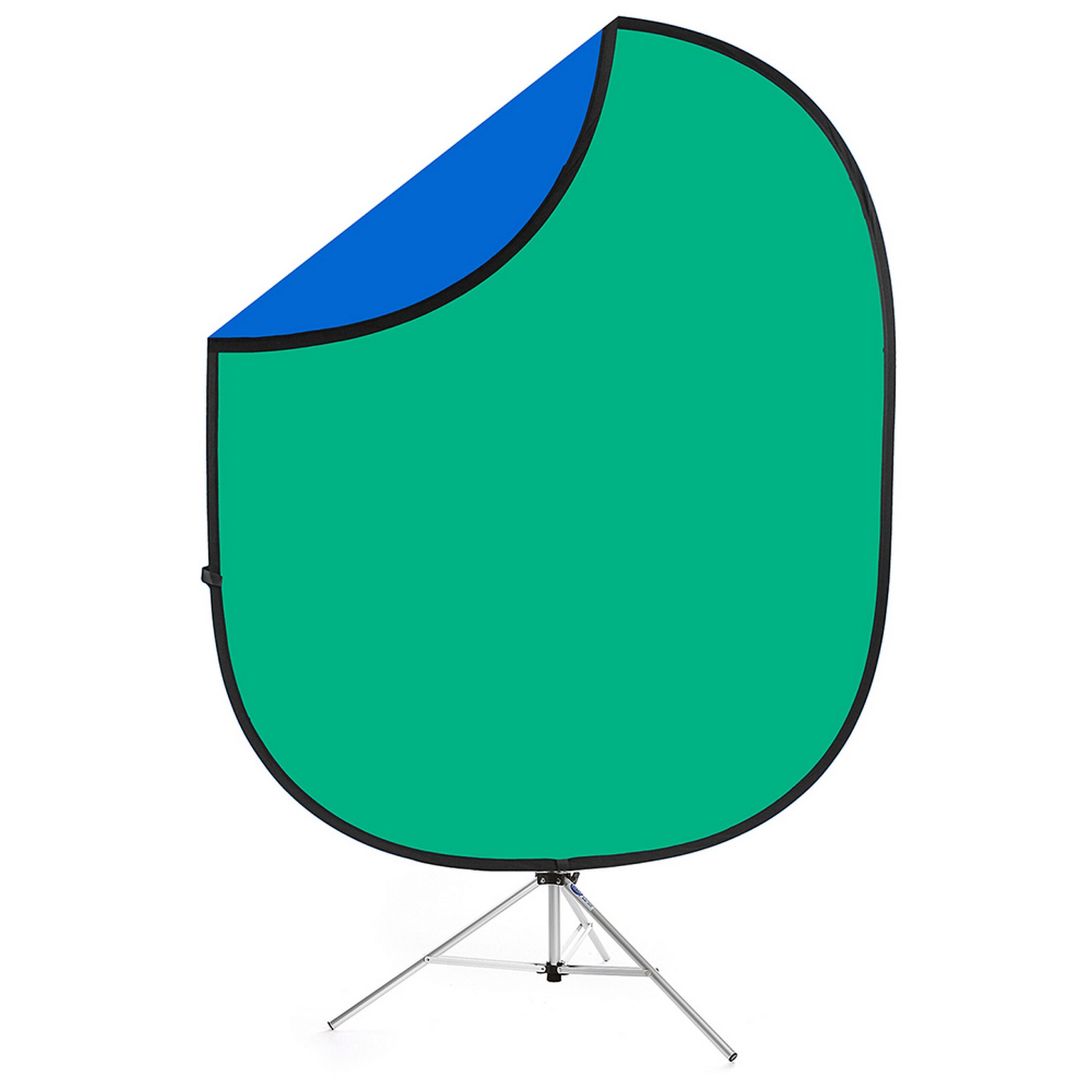 Savage Collapsible Chroma Key Background Kit - 5 x 6 Feet, Reversible Chroma Green/Blue with High - Quality Poly/Cotton Blend