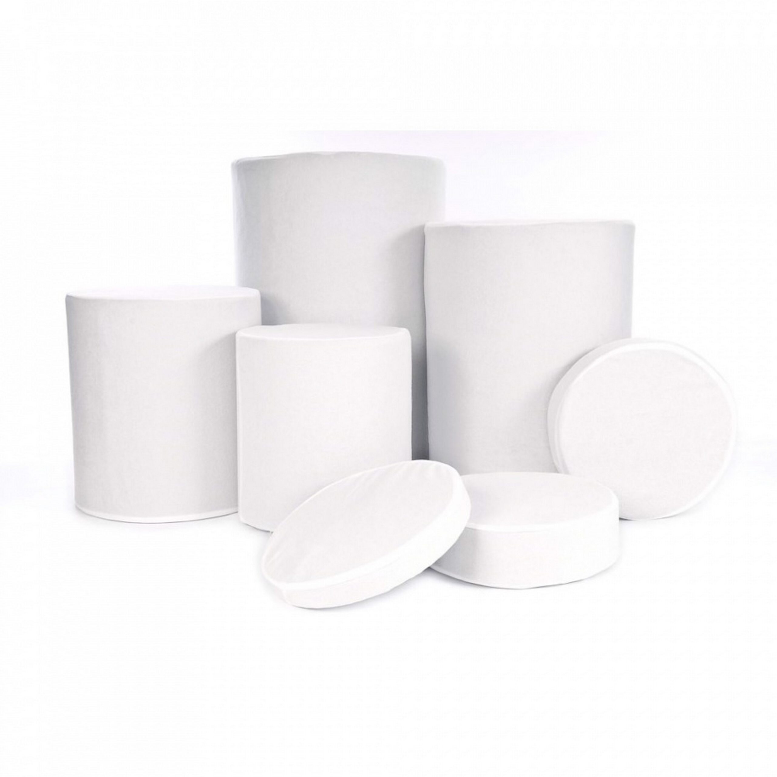 Lastolite LL LA8015 7 - Piece Set of High - Quality White & Green Covers for Standard Posing Tubs