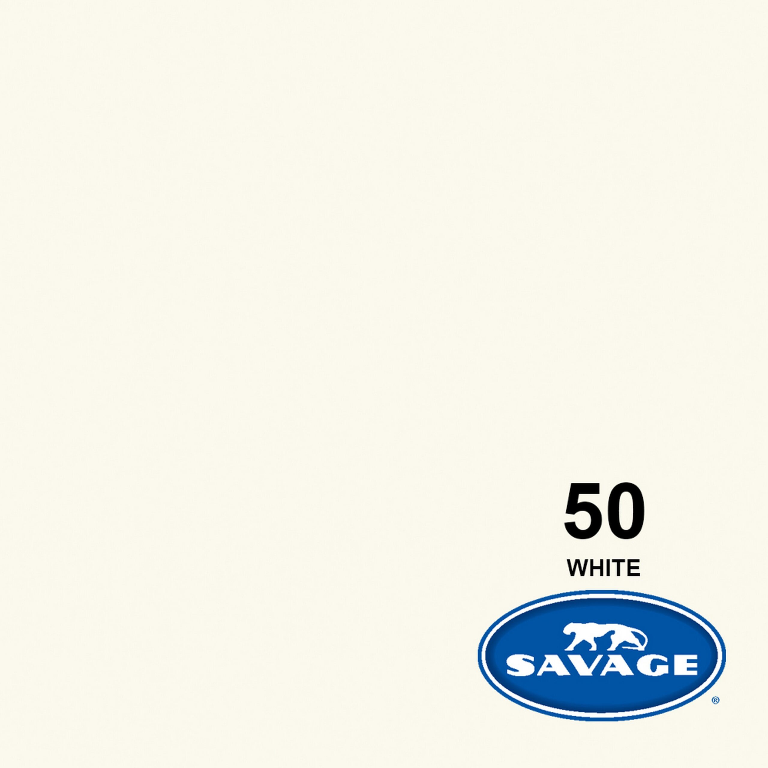 Savage Premium 107-Inch Wide by 50-Yards Long Widetone Seamless Photography Background Paper in Pure White