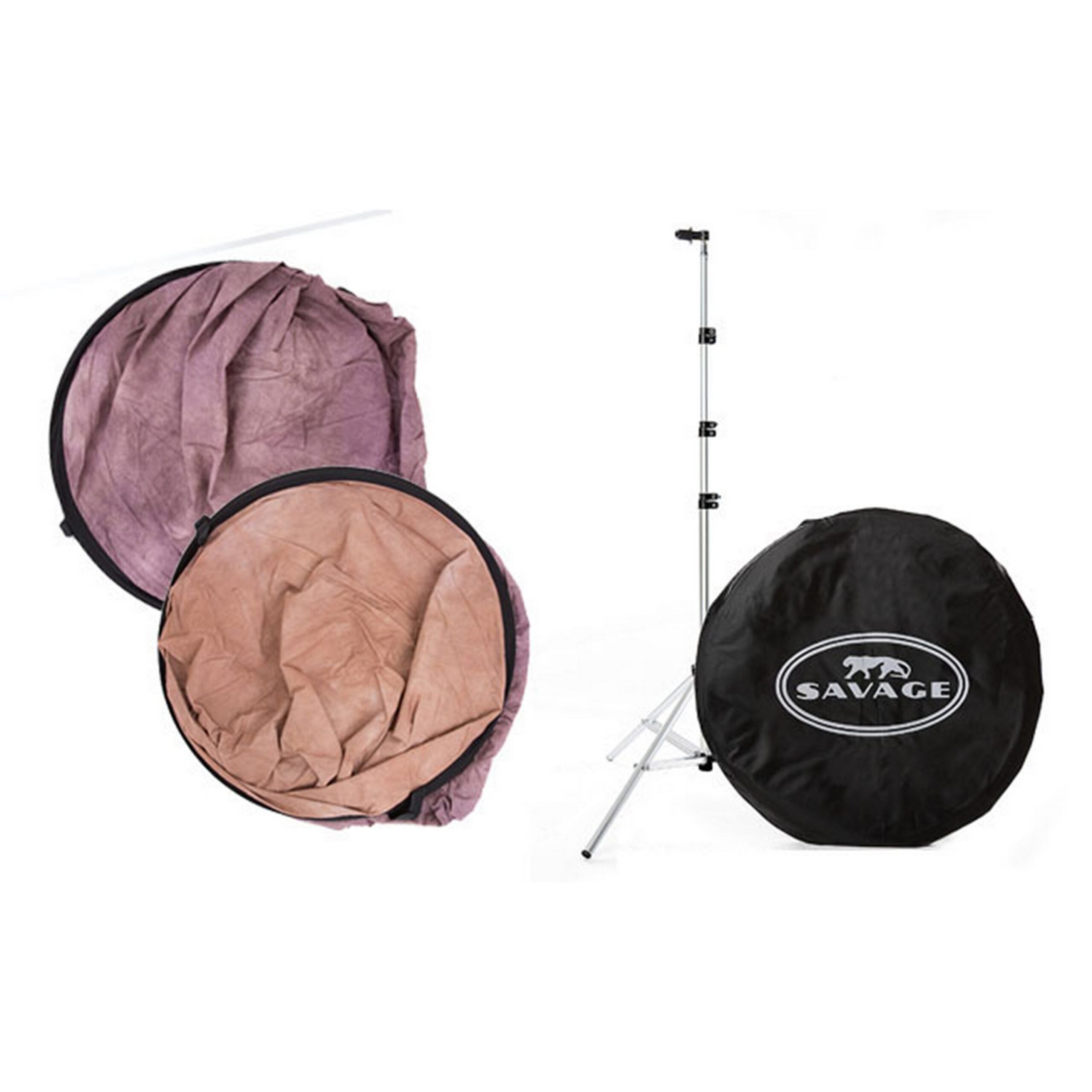 Savage CB100-KIT 5 x 6-Feet Collapsible Background Kit in Royal Tones