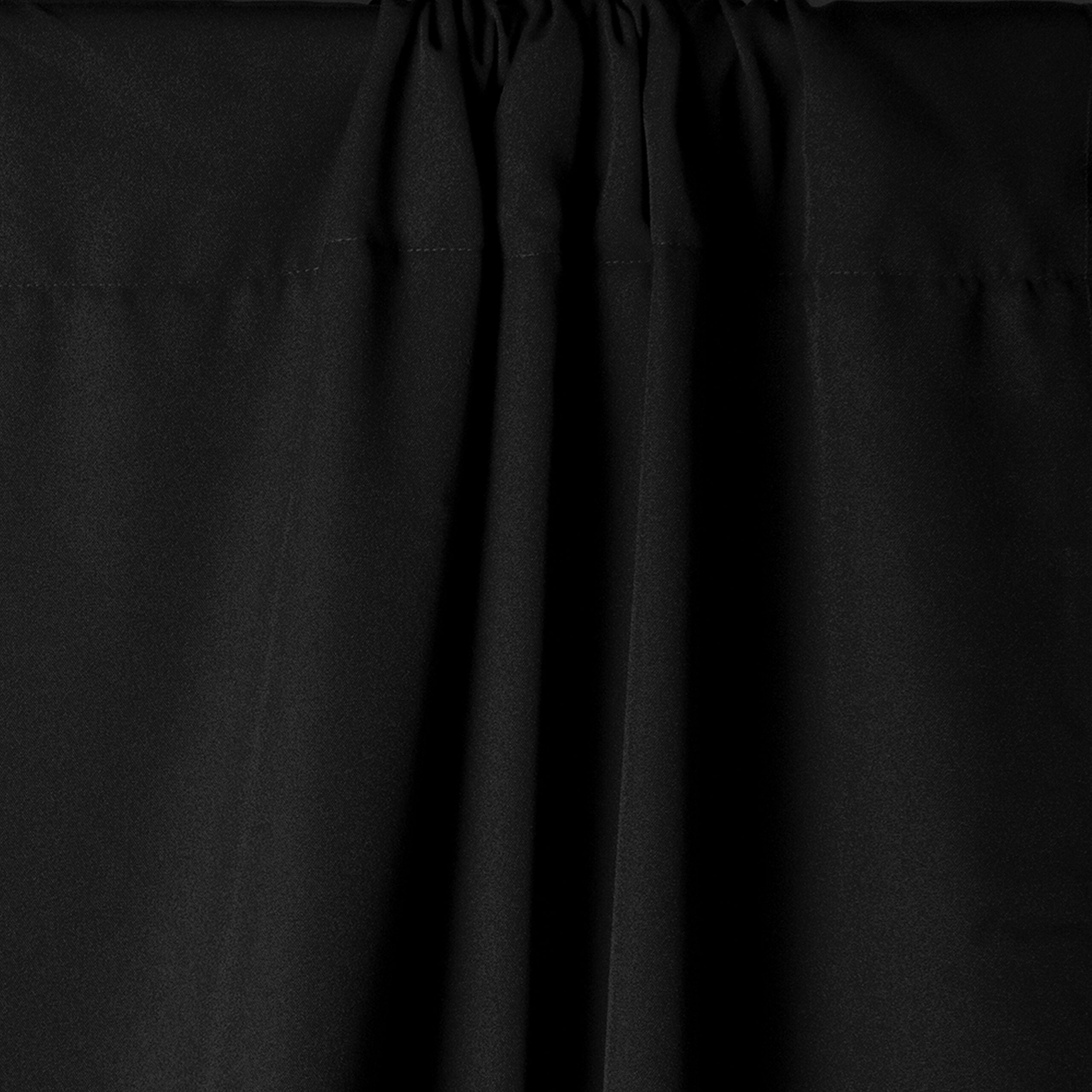 Economical 5 x 9-Foot Black Wrinkle-Resistant Polyester Studio Background Stand Kit by Savage