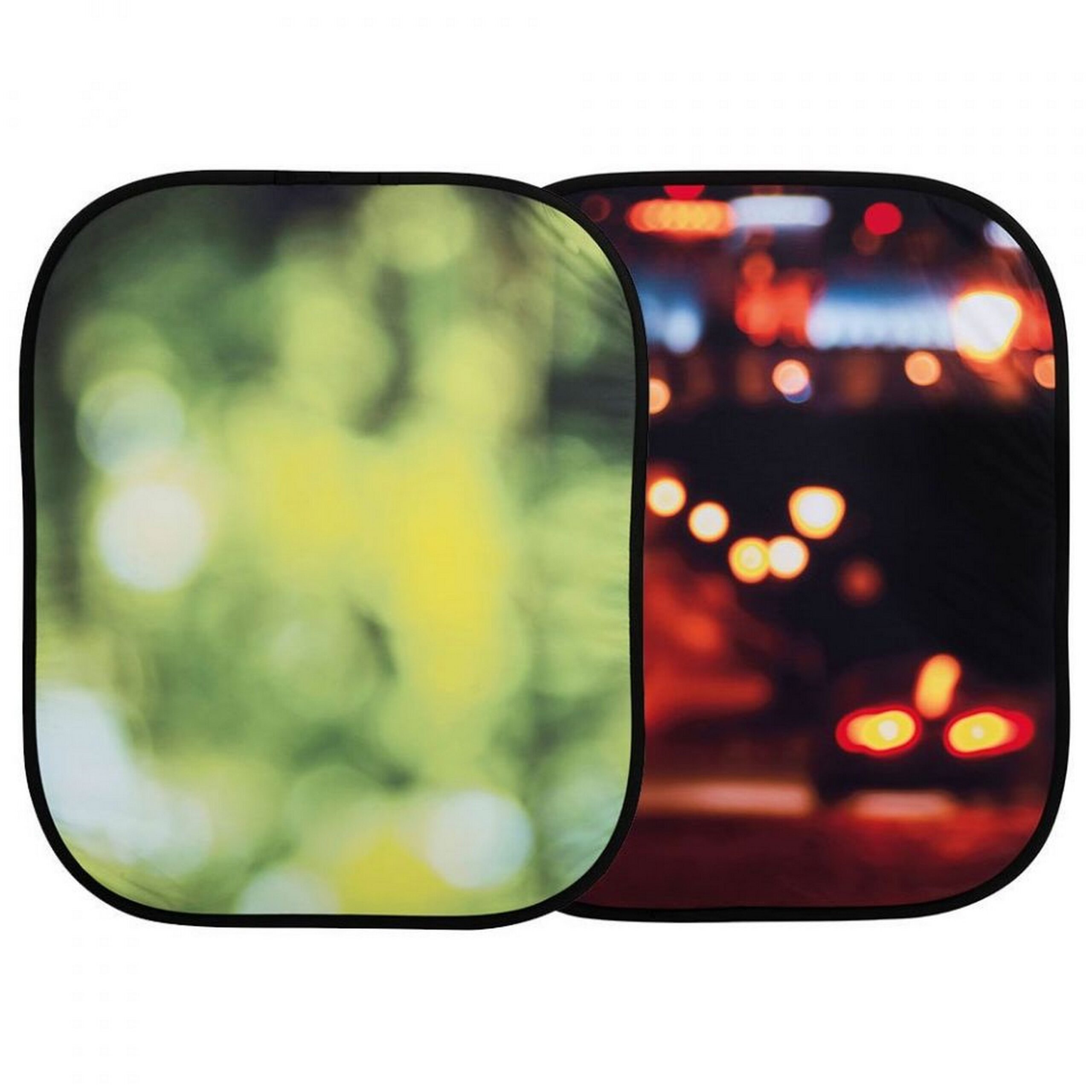Lastolite LB5730 Professional 4 x 5 Foot Photography Out-of-Focus Double-Sided Background with Summer Foliage and City Lights Designs