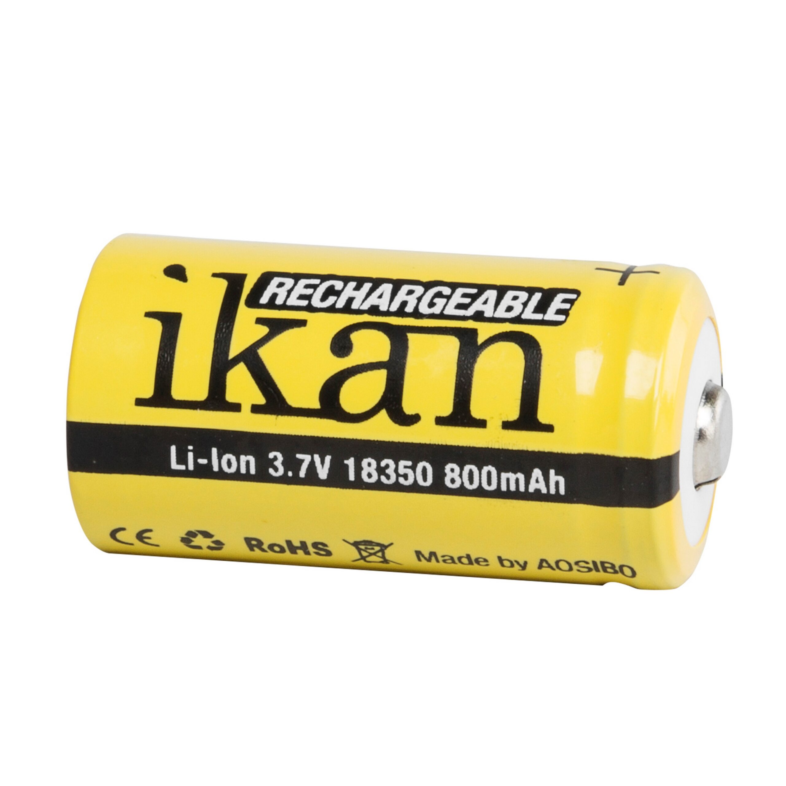 Ikan IB-18350-8 Rechargeable 3.7V 800mAh Lithium-Ion Battery for Gimbals and LED Lights