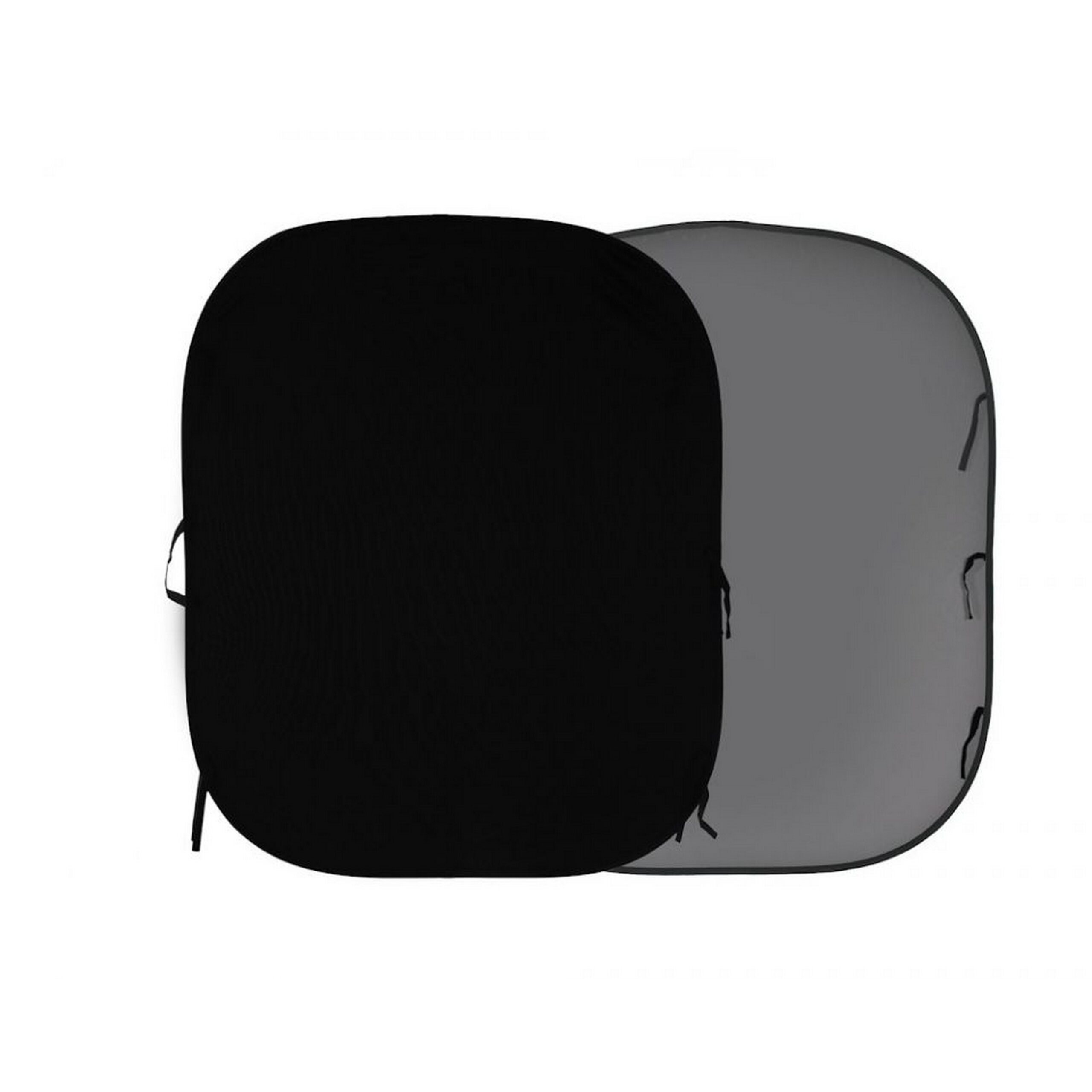Lastolite LL LB67GB Collapsible Photography Background, 6 x 7 Foot, Double-Sided Black and Medium Grey