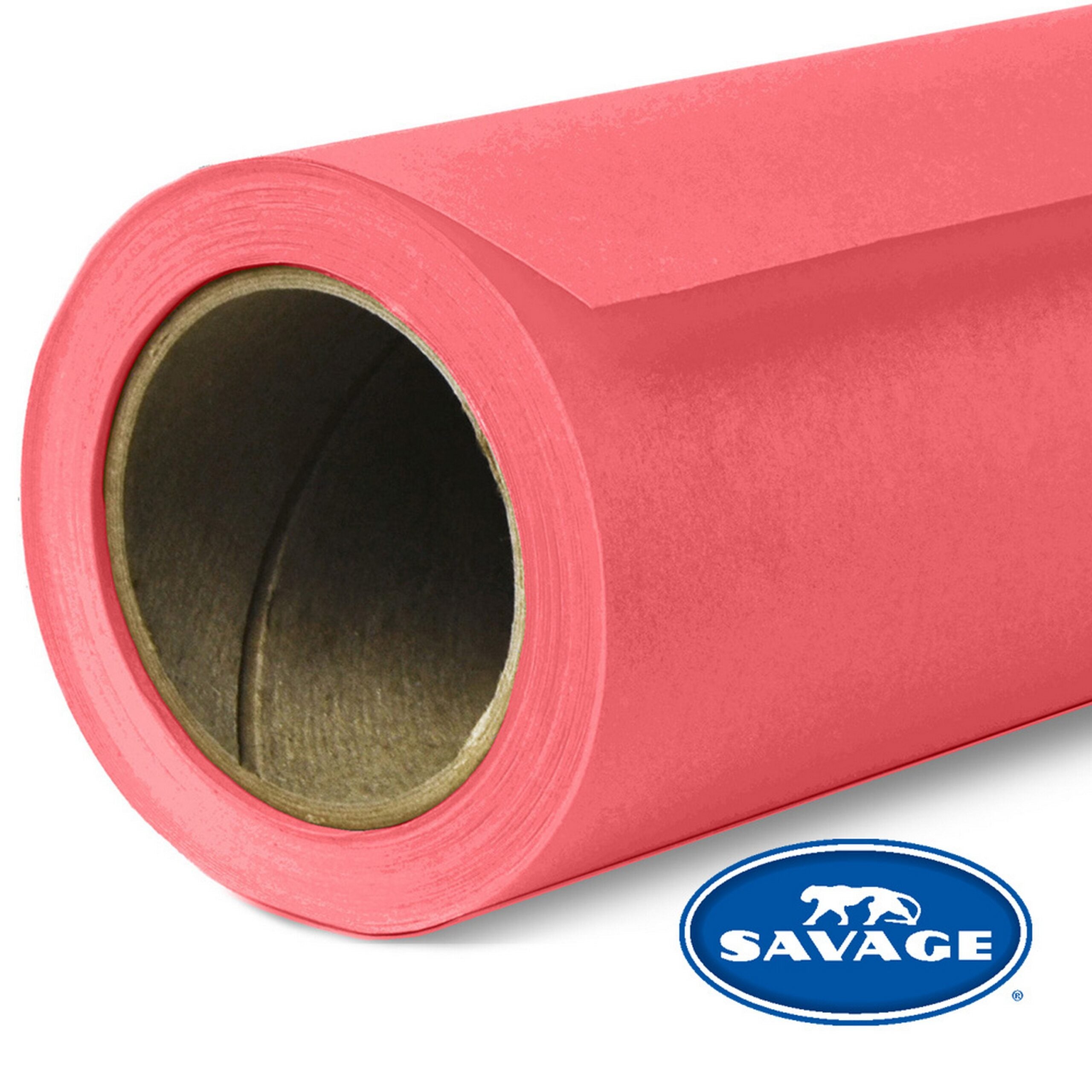 Savage Flamingo-Colored 53-Inch by 12-Yards Wide-Toned Seamless Background Paper for Photography and Crafting