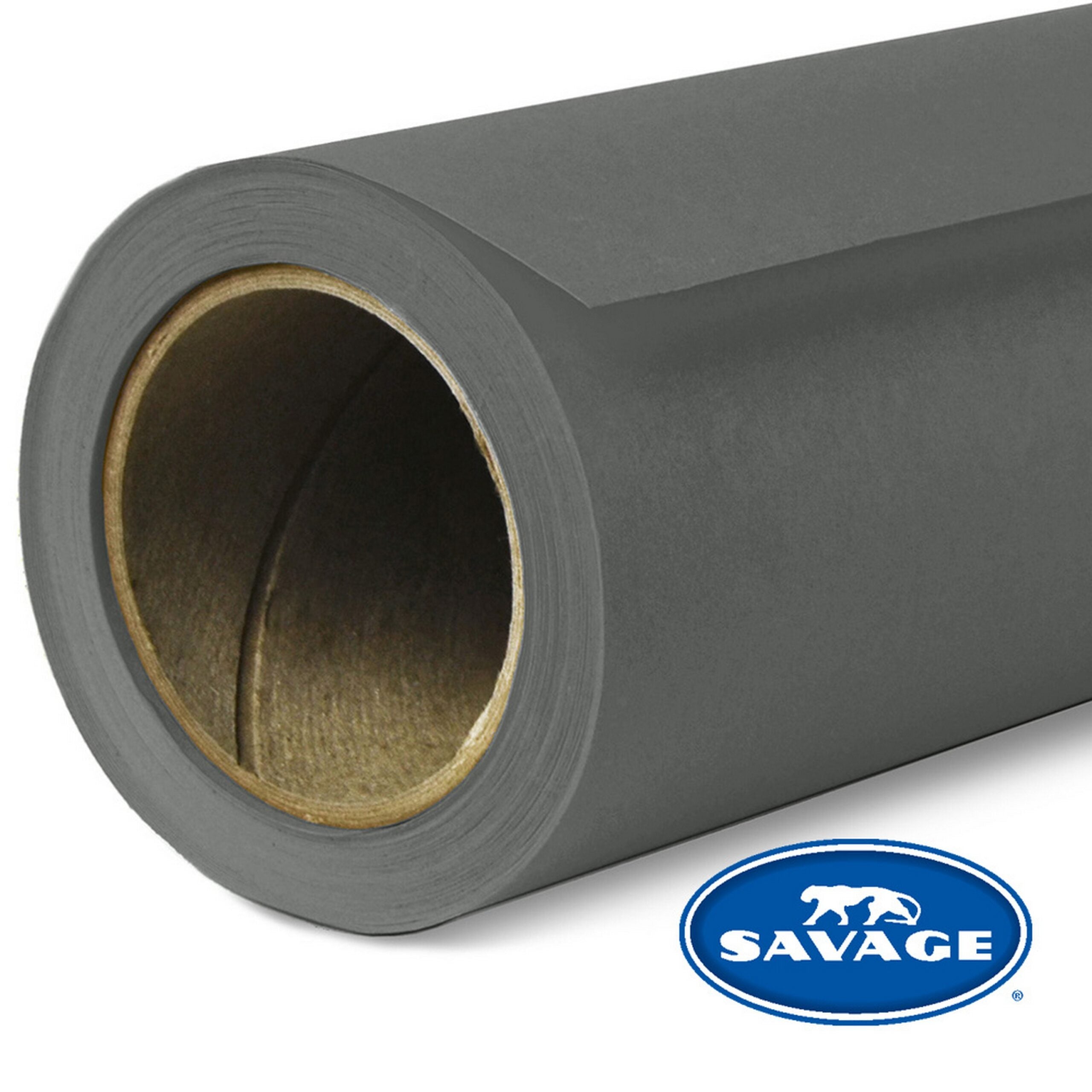 Savage Thunder Gray Widetone Seamless Photography Background Paper, 107-Inch Width by 50-Yards Length