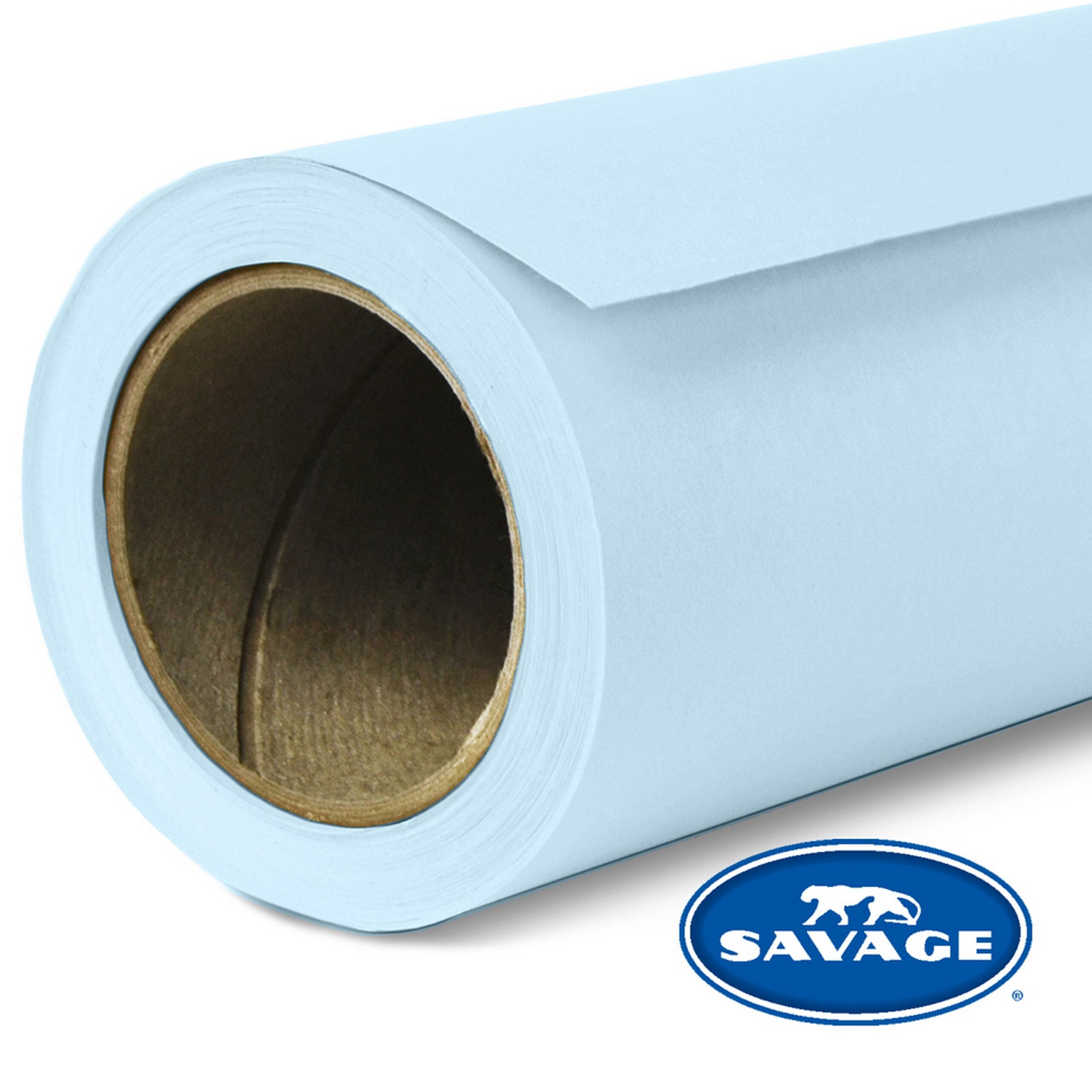 Savage 107-Inch by 50-Yards Blue Mist Widetone Seamless Photography Background Paper