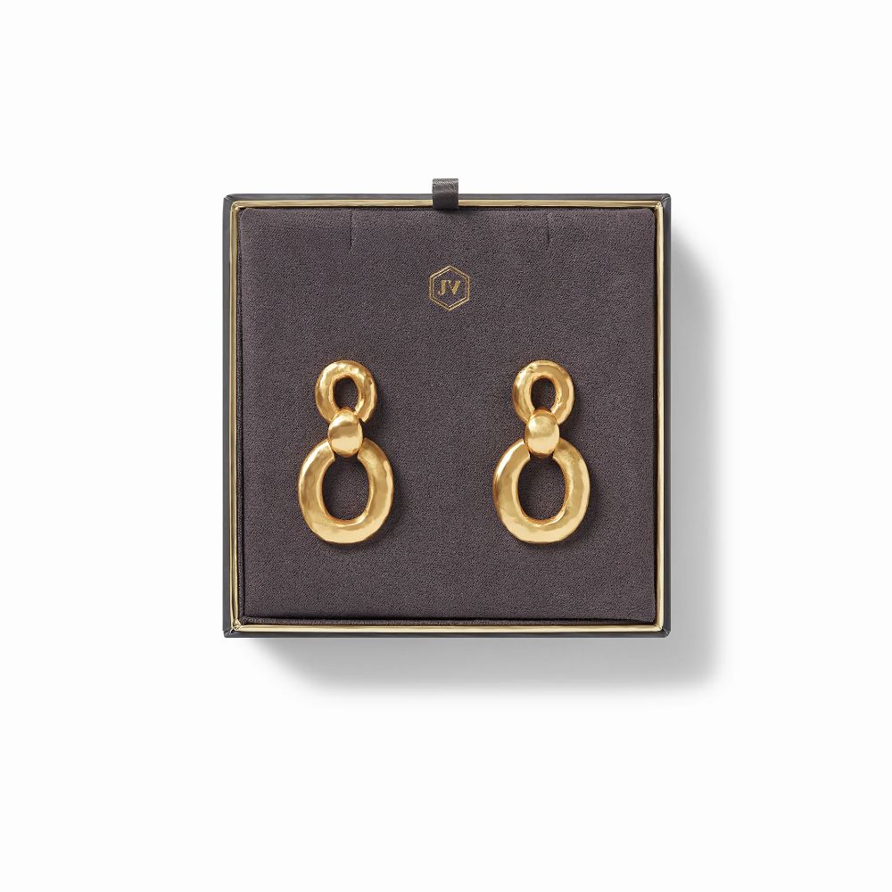 Julie Vos Palermo Style Bold Doorknocker Earrings for All - Day Wear