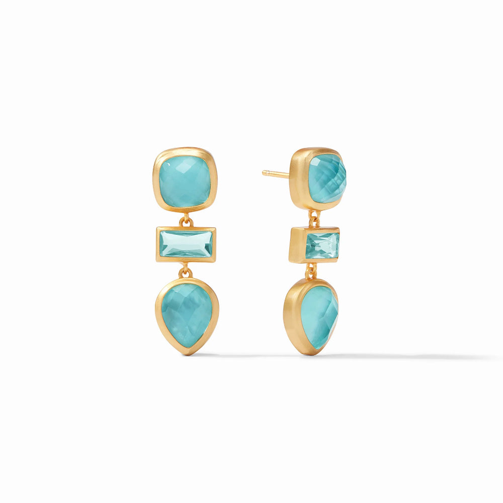 Julie Vos Antonia Tiered Stone Earrings - A Stylish Jewelry Addition