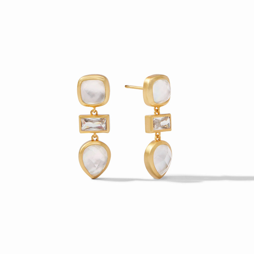 Julie Vos Antonia Tiered Stone Earrings - A Stylish Jewelry Addition