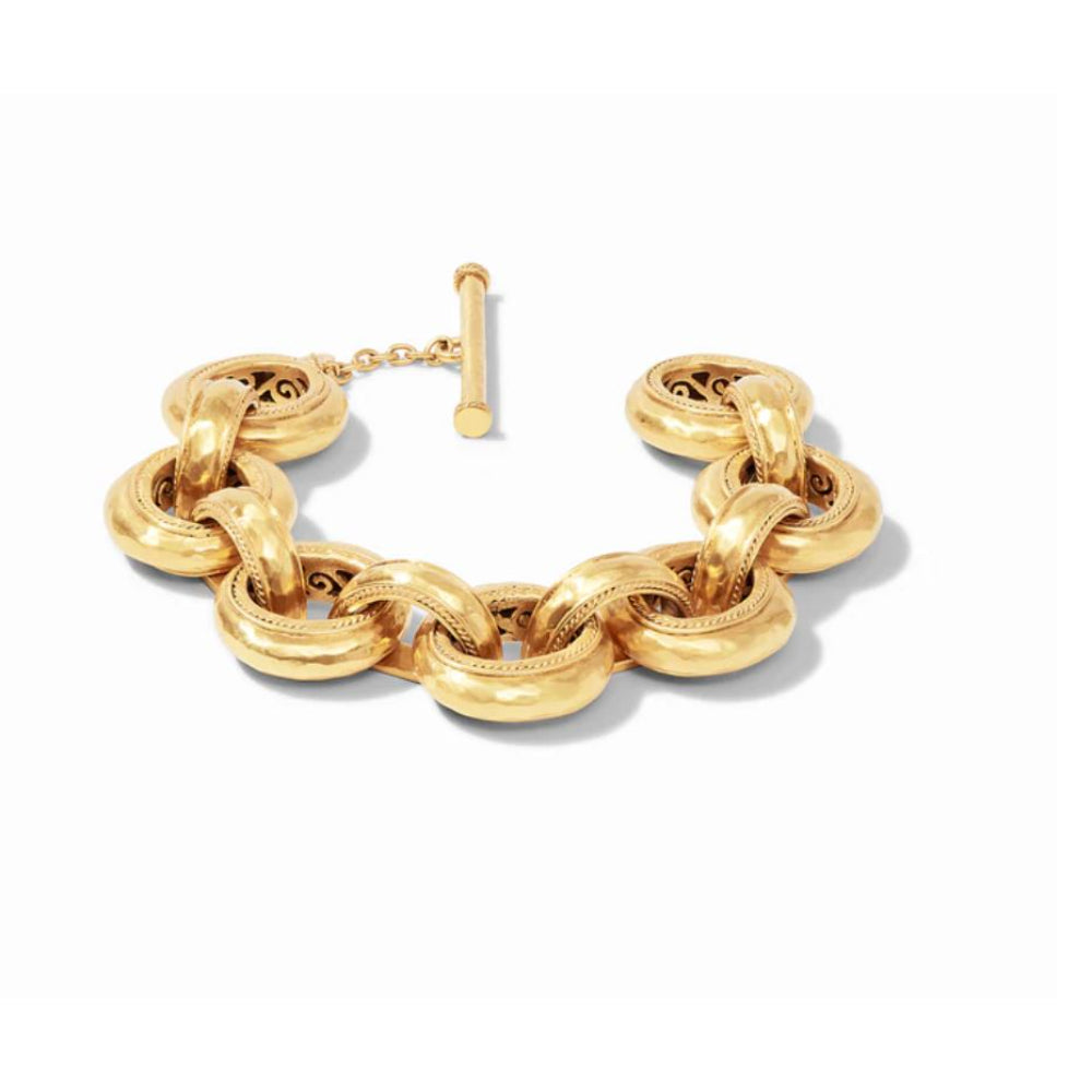 Julie Vos 24K Gold Plated 8.5-Inch Cannes Demi Link Bracelet