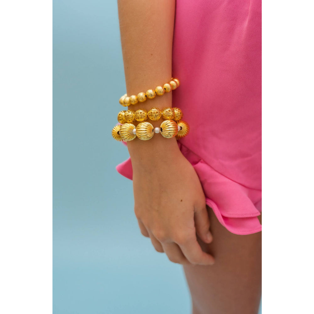 Lisi Lerch Parker Metallic Brass Beaded Wrist Bracelet for Fashion Lovers