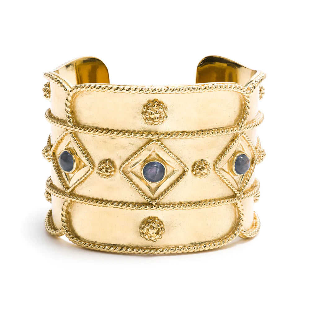 Victoria Cuff - Stunning Blue Labradorite Capucine de Wulf Piece