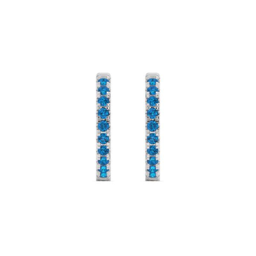 Exquisite 14k Gold Birthstone Hoop Earrings by Smyth Jewelers - Ideal Jewelry Pieces