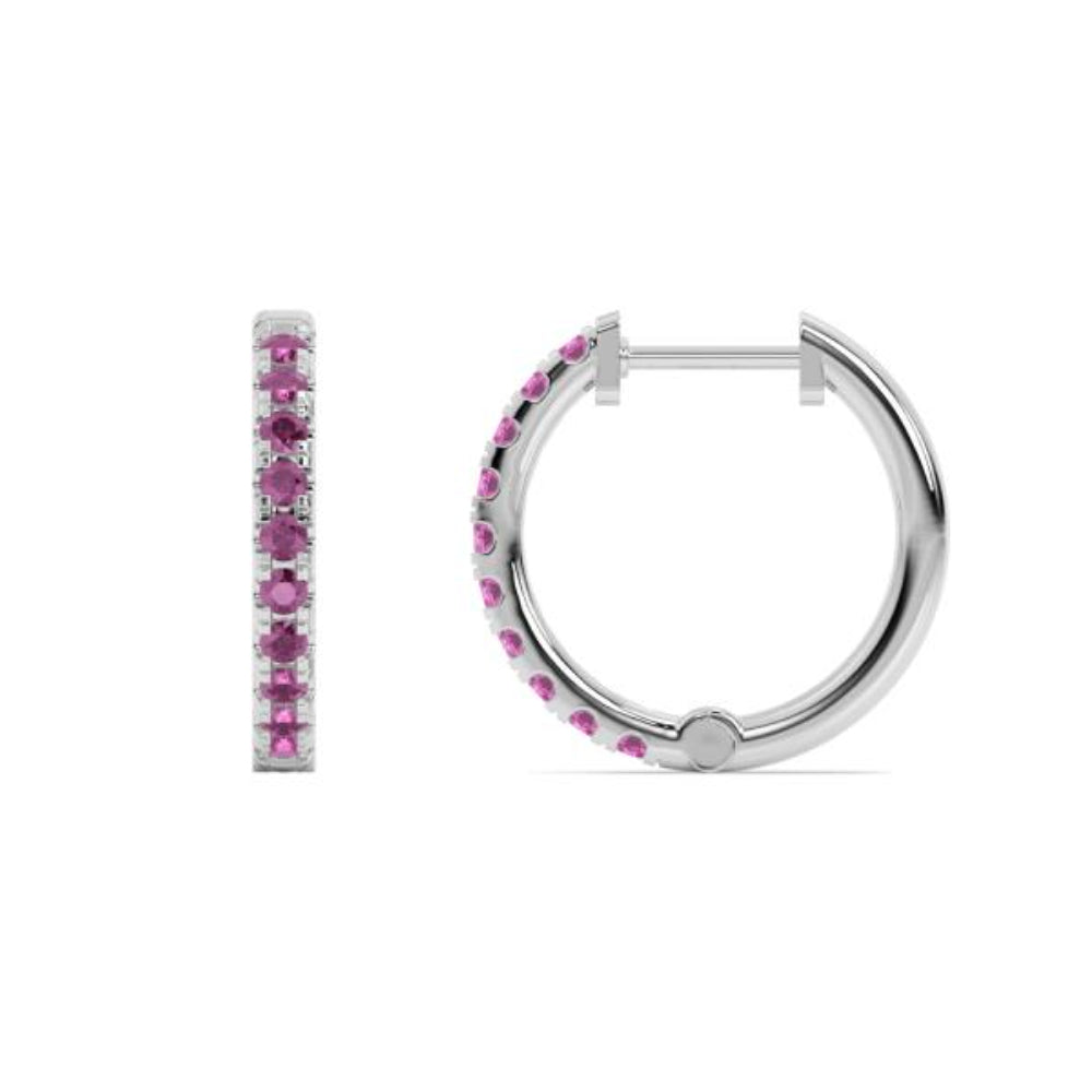 Exquisite 14k Gold Birthstone Hoop Earrings by Smyth Jewelers - Ideal Jewelry Pieces