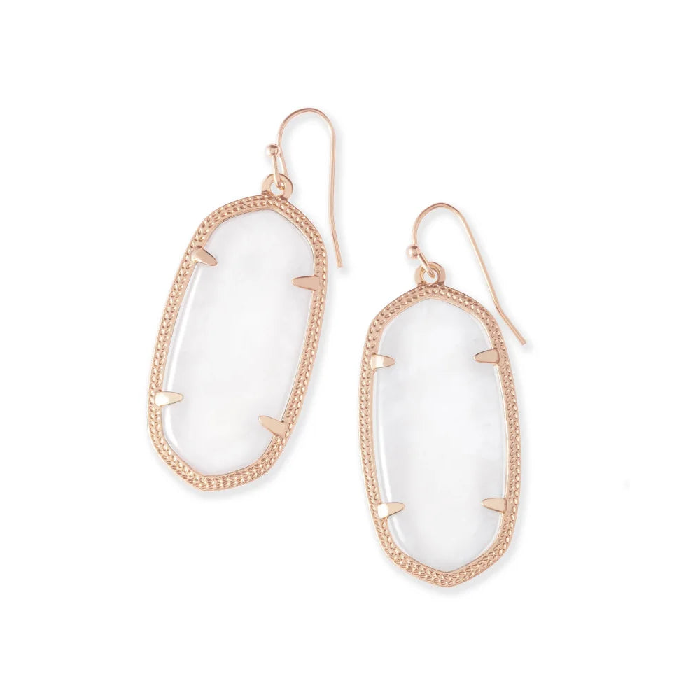 Kendra Scott Ivory Mother-of-Pearl Elle Drop Earrings - A Timeless Classic