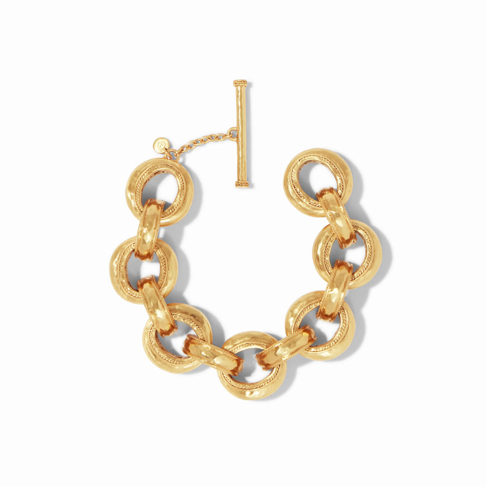 Julie Vos 24K Gold Plated 8.5-Inch Cannes Demi Link Bracelet