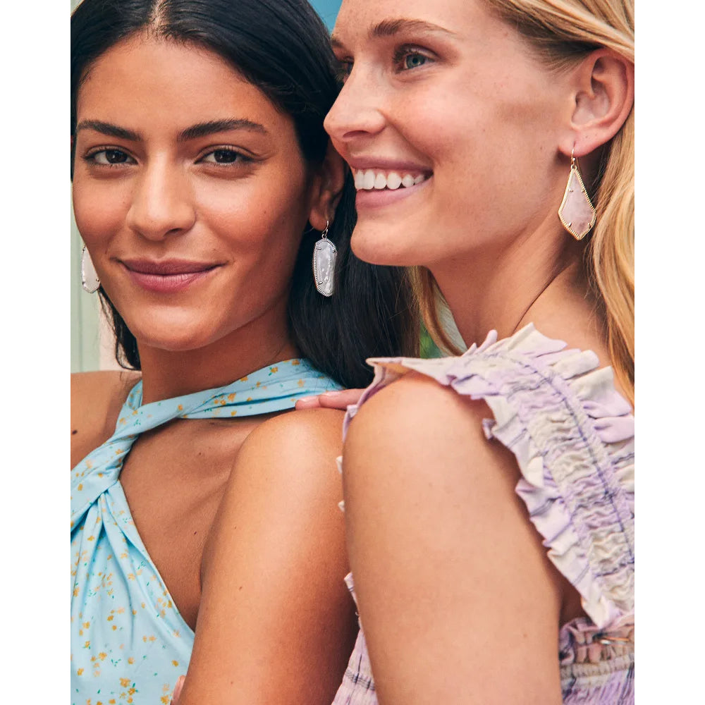 Kendra Scott Ivory Mother-of-Pearl Elle Drop Earrings - A Timeless Classic