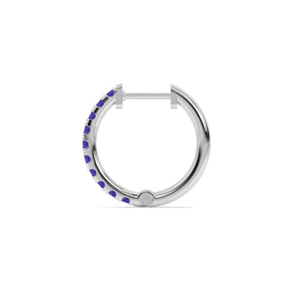 Exquisite 14k Gold Birthstone Hoop Earrings by Smyth Jewelers - Ideal Jewelry Pieces