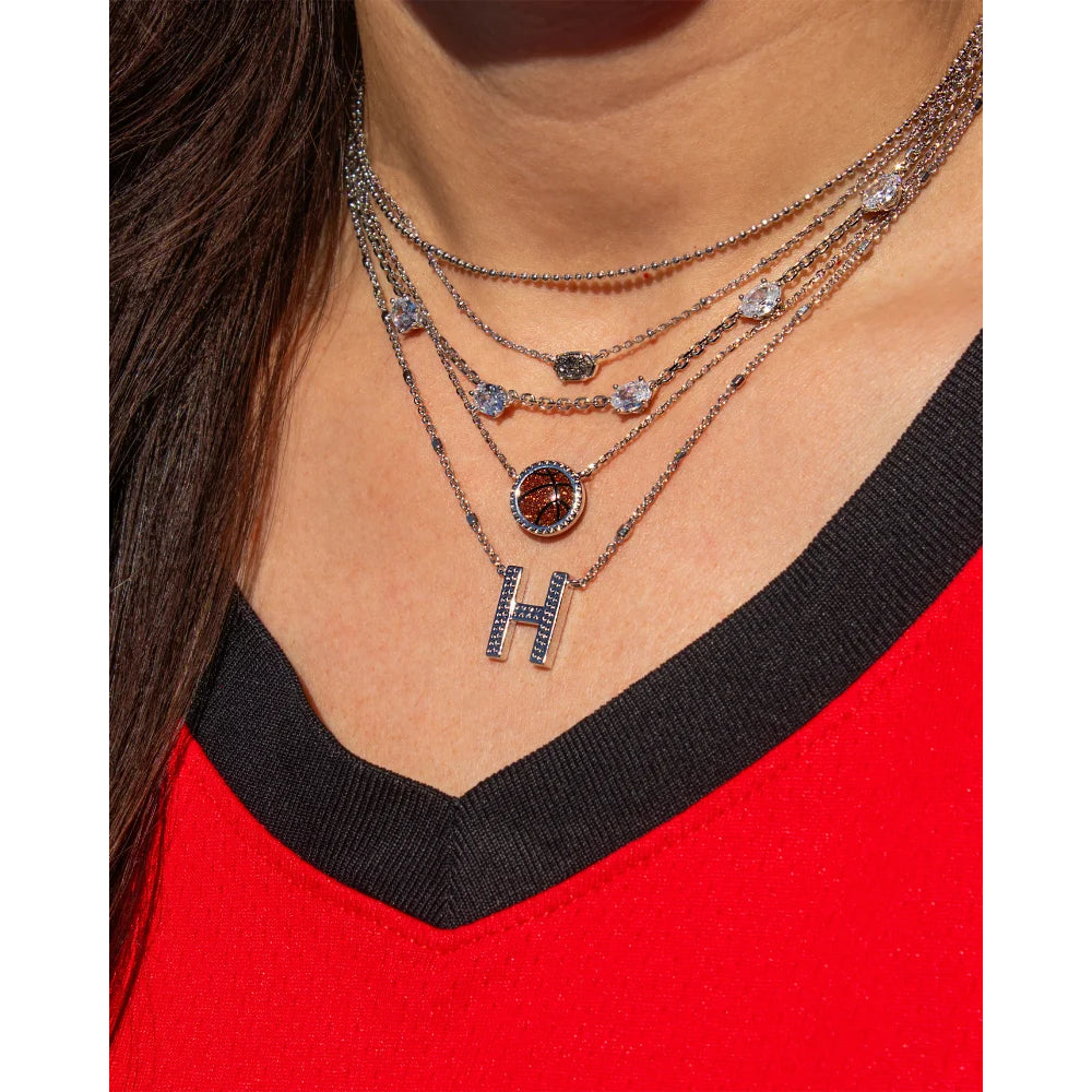 Kendra Scott's Elegant White Crystal Strand Cailin Necklace