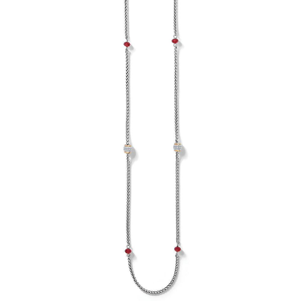 Two-Tone Adjustable Brighton Meridian Long Beaded Necklace