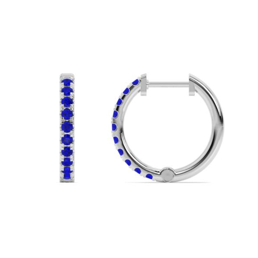 Exquisite 14k Gold Birthstone Hoop Earrings by Smyth Jewelers - Ideal Jewelry Pieces