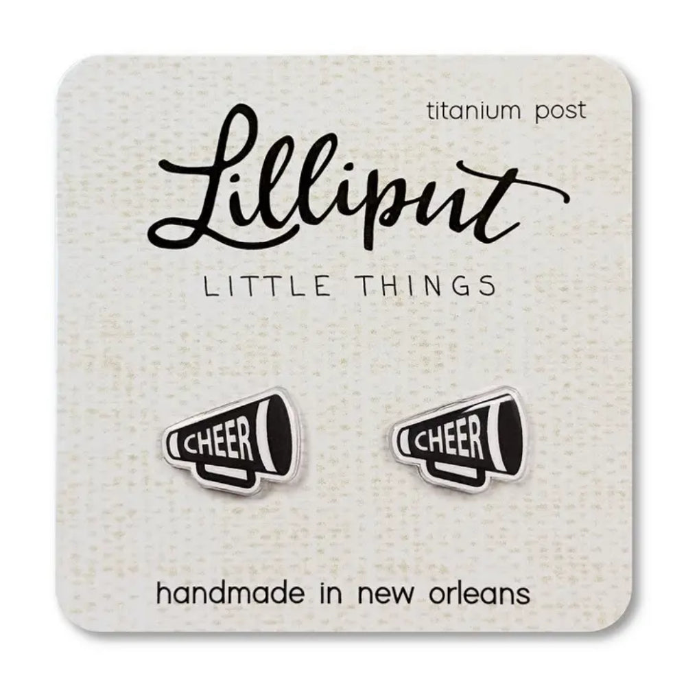 Lilliput Little Things Cheerful Novelty Megaphone-Style Fashion Earrings