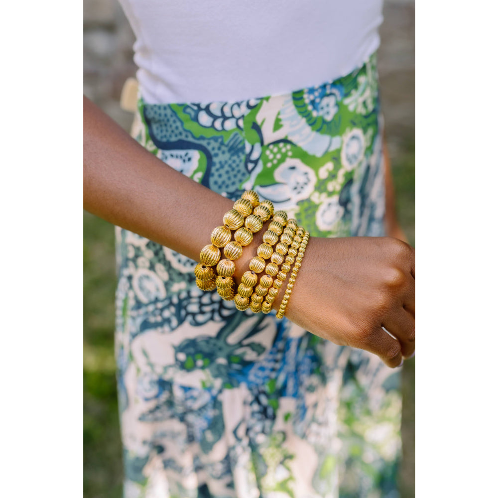 Lisi Lerch Medium Gold Beaded Parker Statement Bracelet