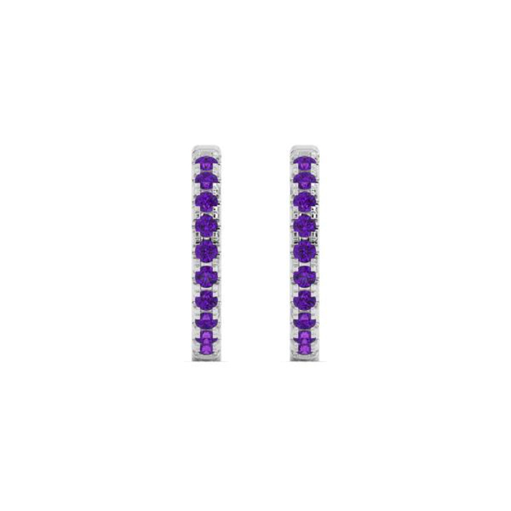 Exquisite 14k Gold Birthstone Hoop Earrings by Smyth Jewelers - Ideal Jewelry Pieces