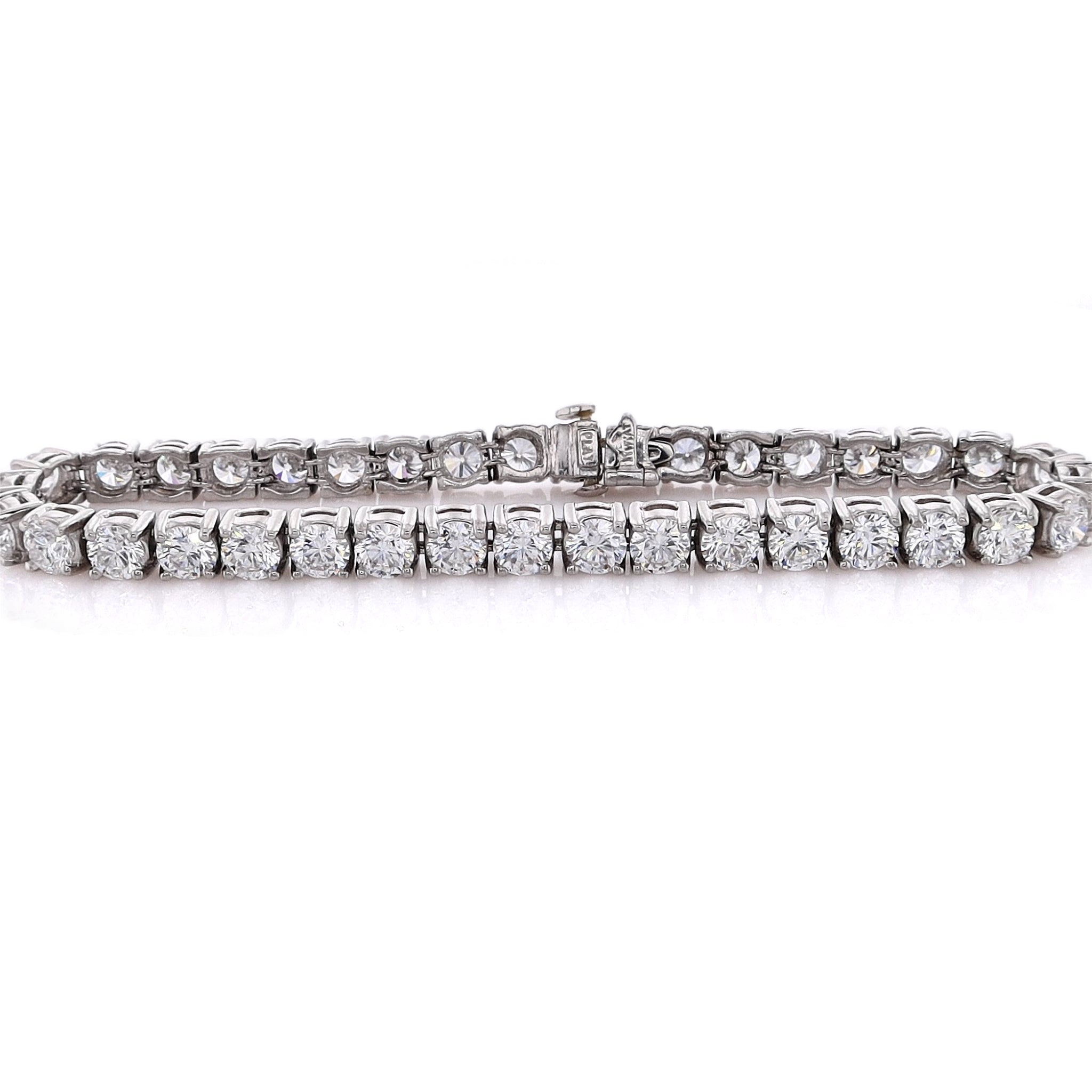 Kwiat Estate Platinum Tennis-Style Diamond Bracelet with 11.84ct Diamonds