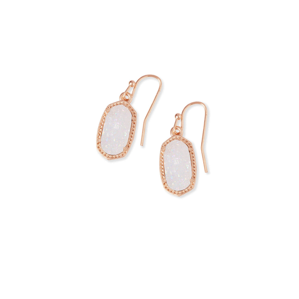 Kendra Scott Iridescent Drusy Lee Style Drop Earrings for Women's Jewelry Collection