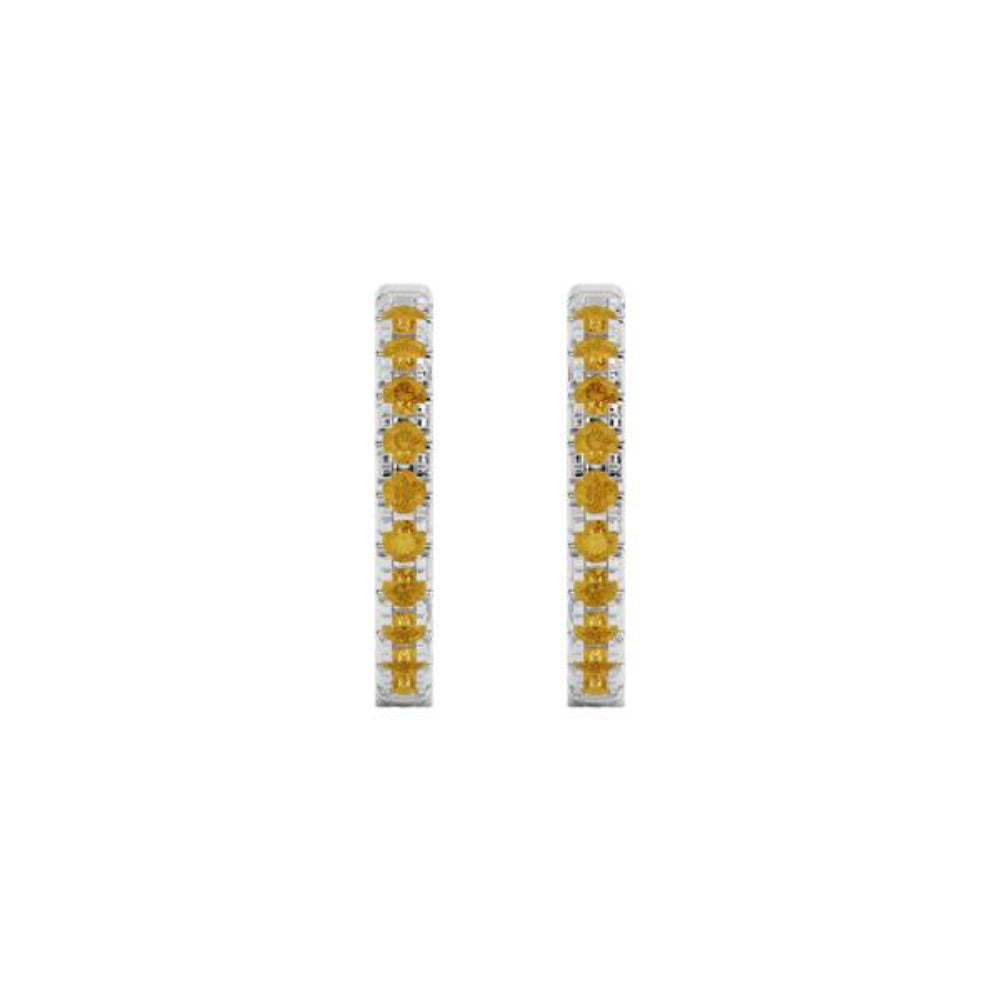 Exquisite 14k Gold Birthstone Hoop Earrings by Smyth Jewelers - Ideal Jewelry Pieces