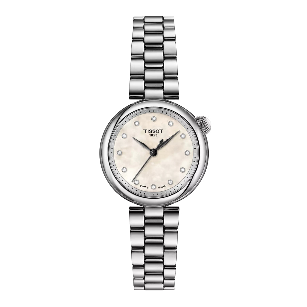 Tissot 28mm Quartz Diamond Watch with Domed Case