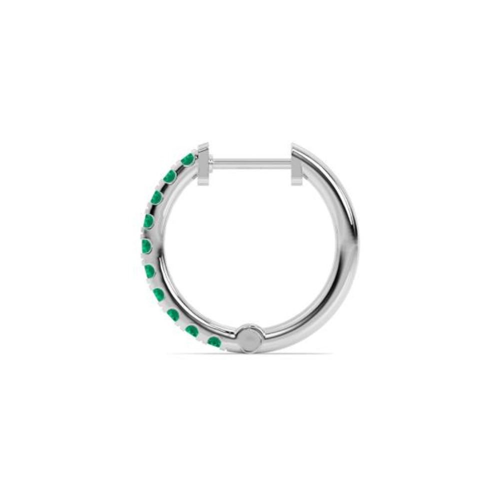 Exquisite 14k Gold Birthstone Hoop Earrings by Smyth Jewelers - Ideal Jewelry Pieces