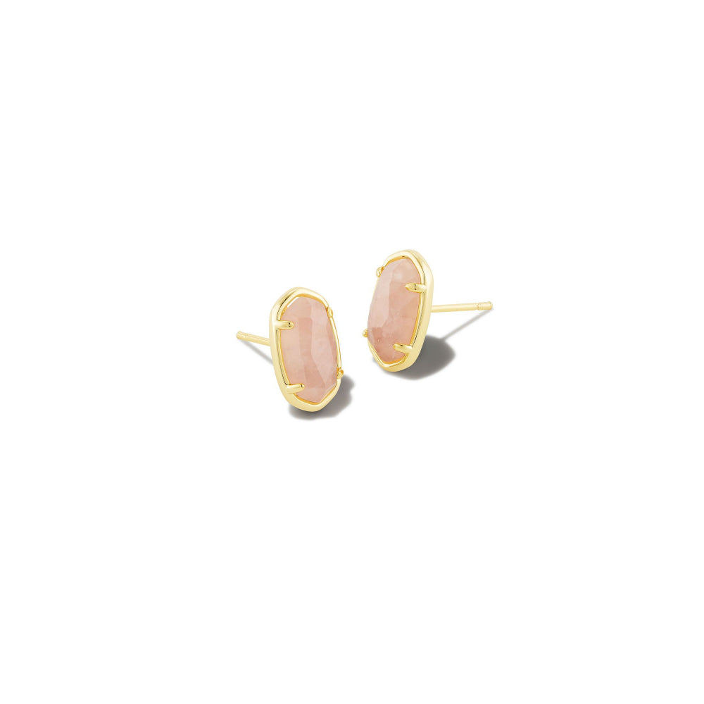 Kendra Scott Gold-Plated Grayson Stud Earrings with Iconic Silhouette